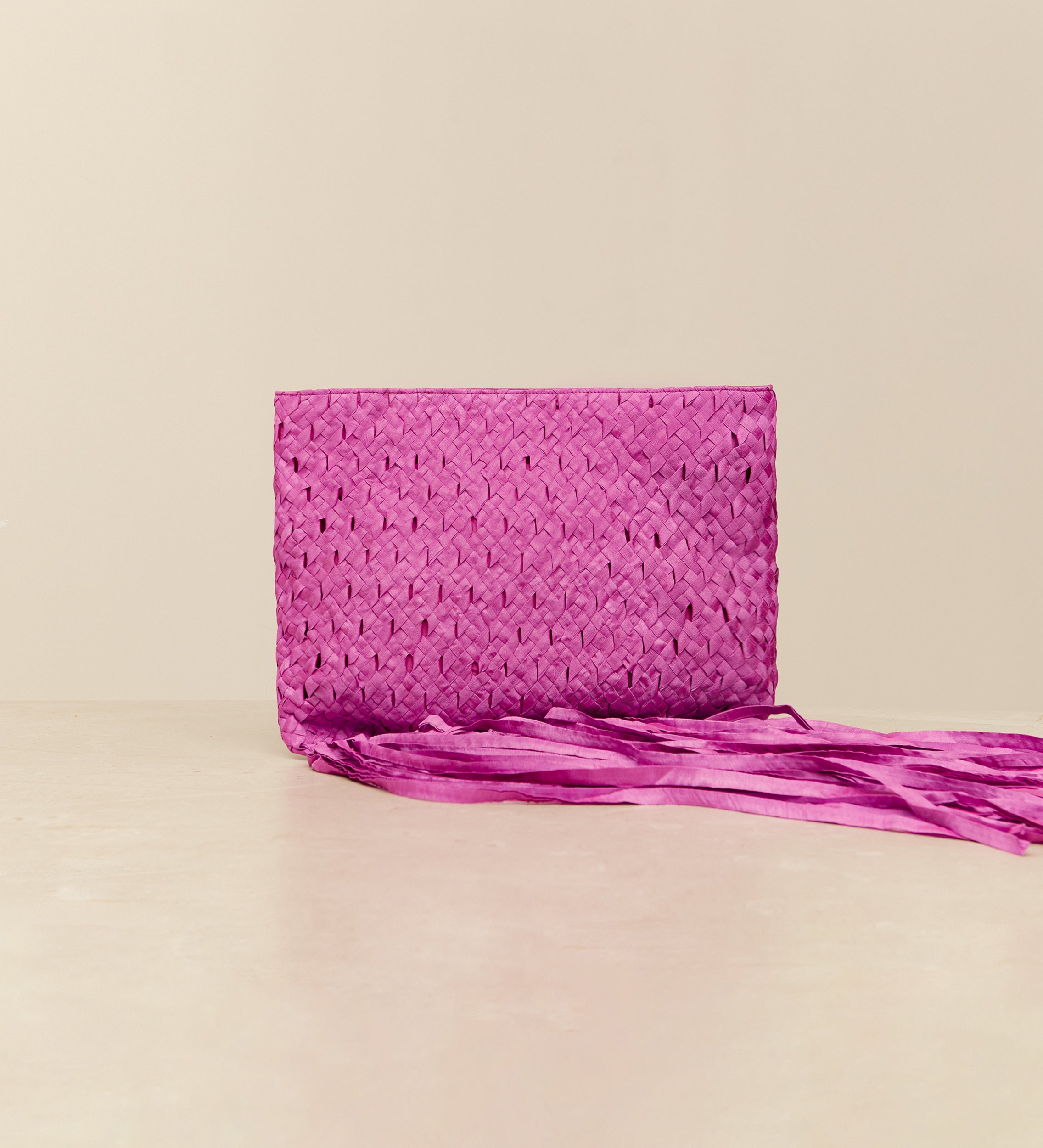 sac en shantung tressé