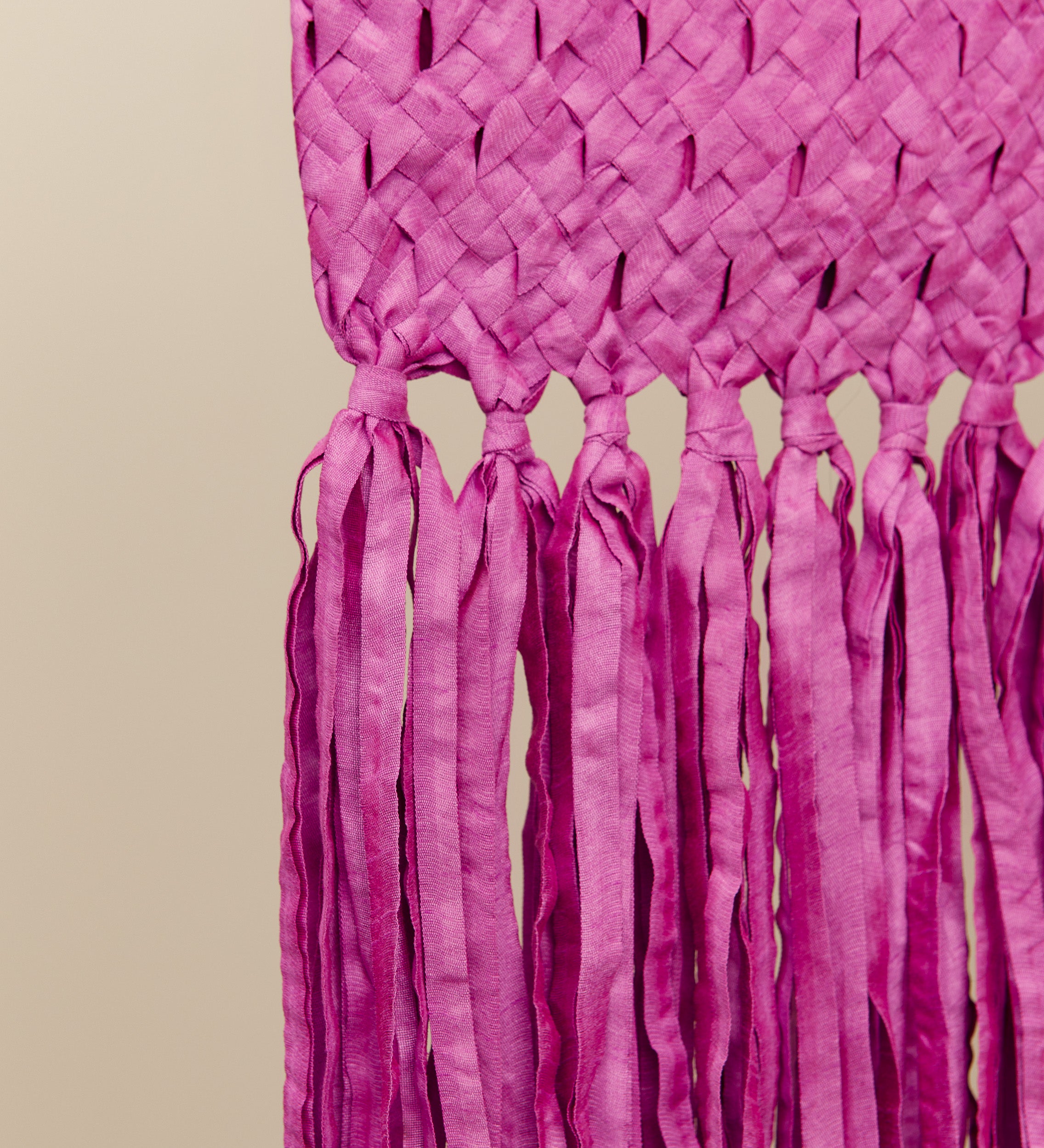 sac en shantung tressé