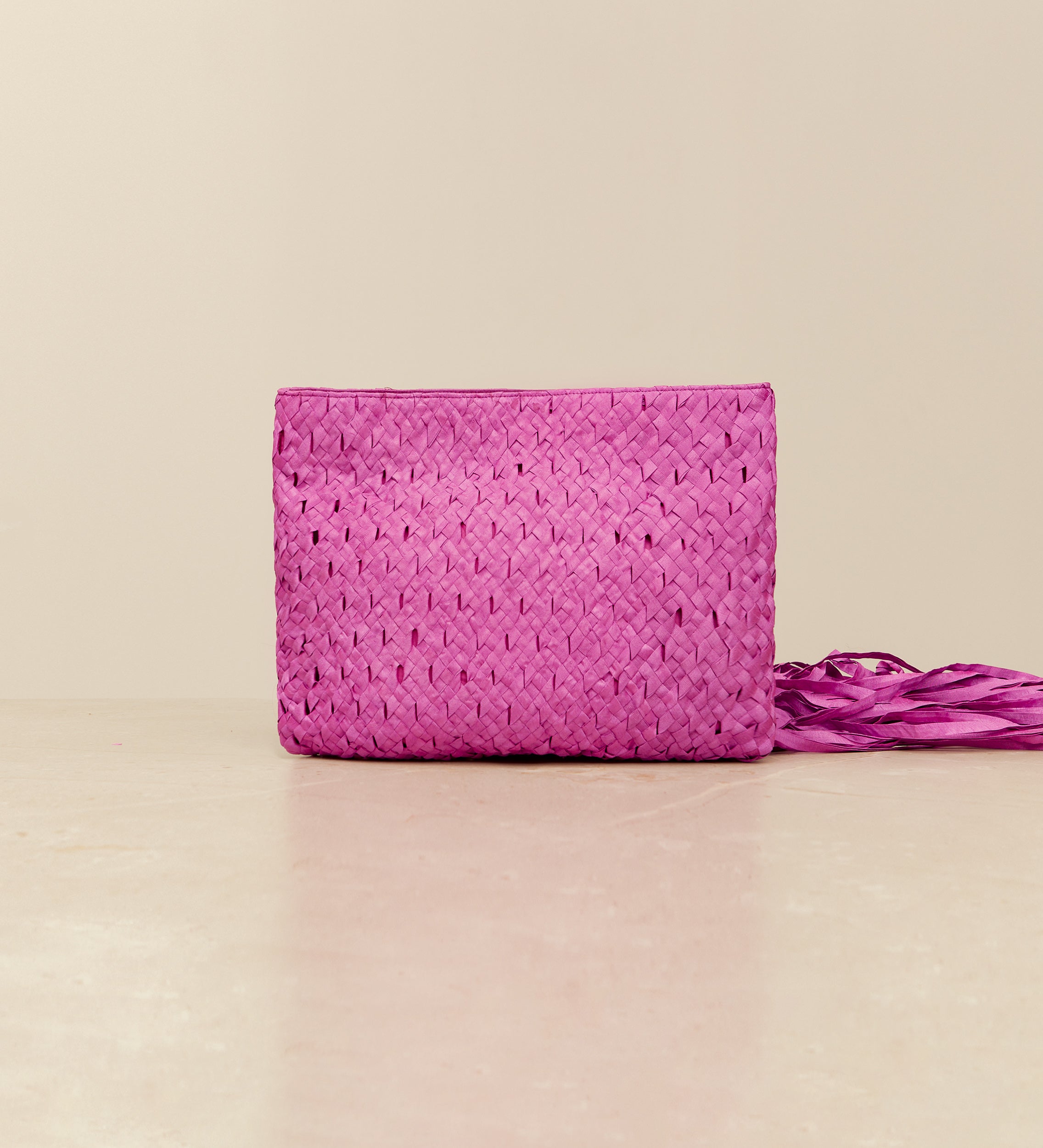 sac en shantung tressé