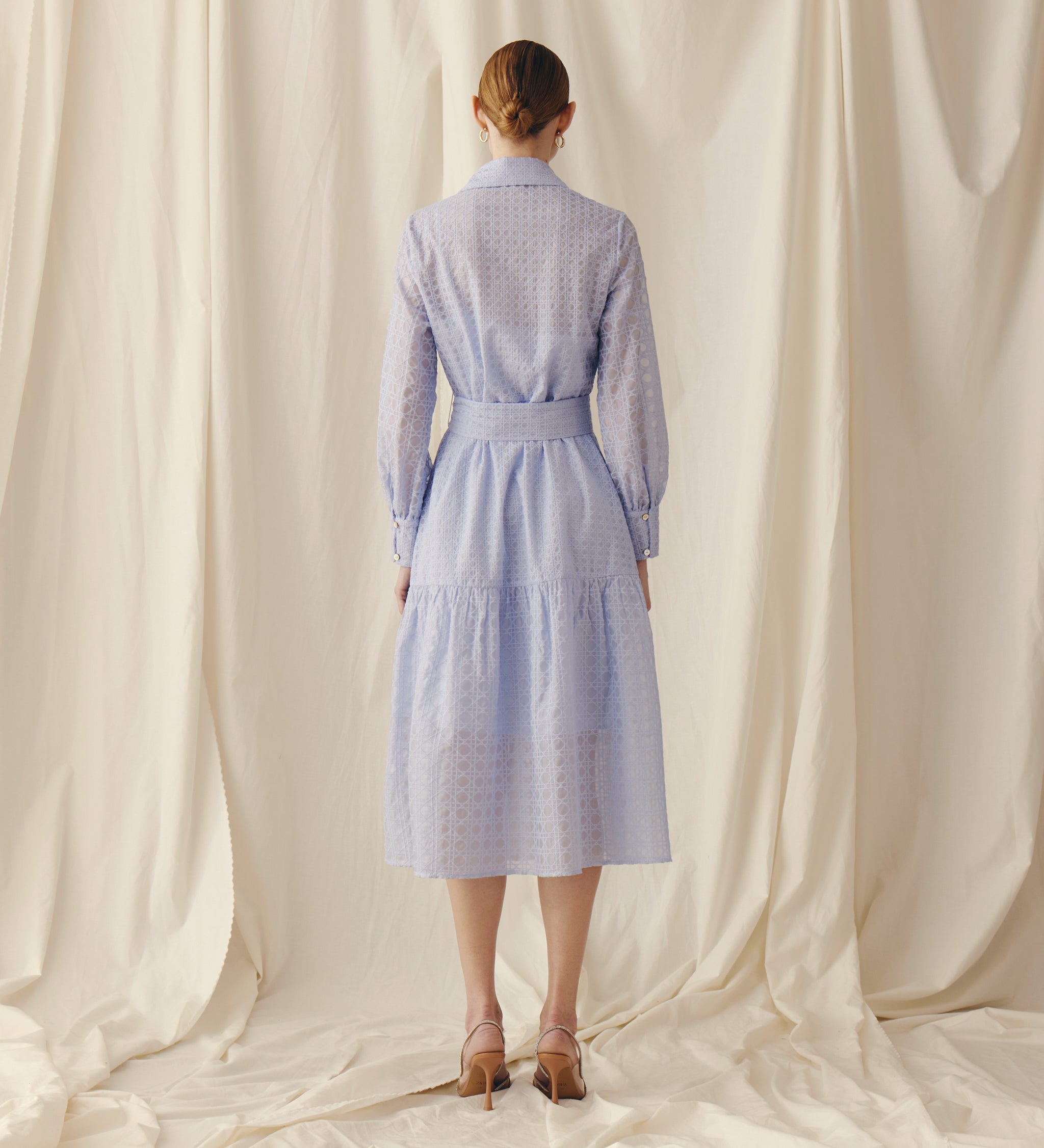 Vestido camisero midi