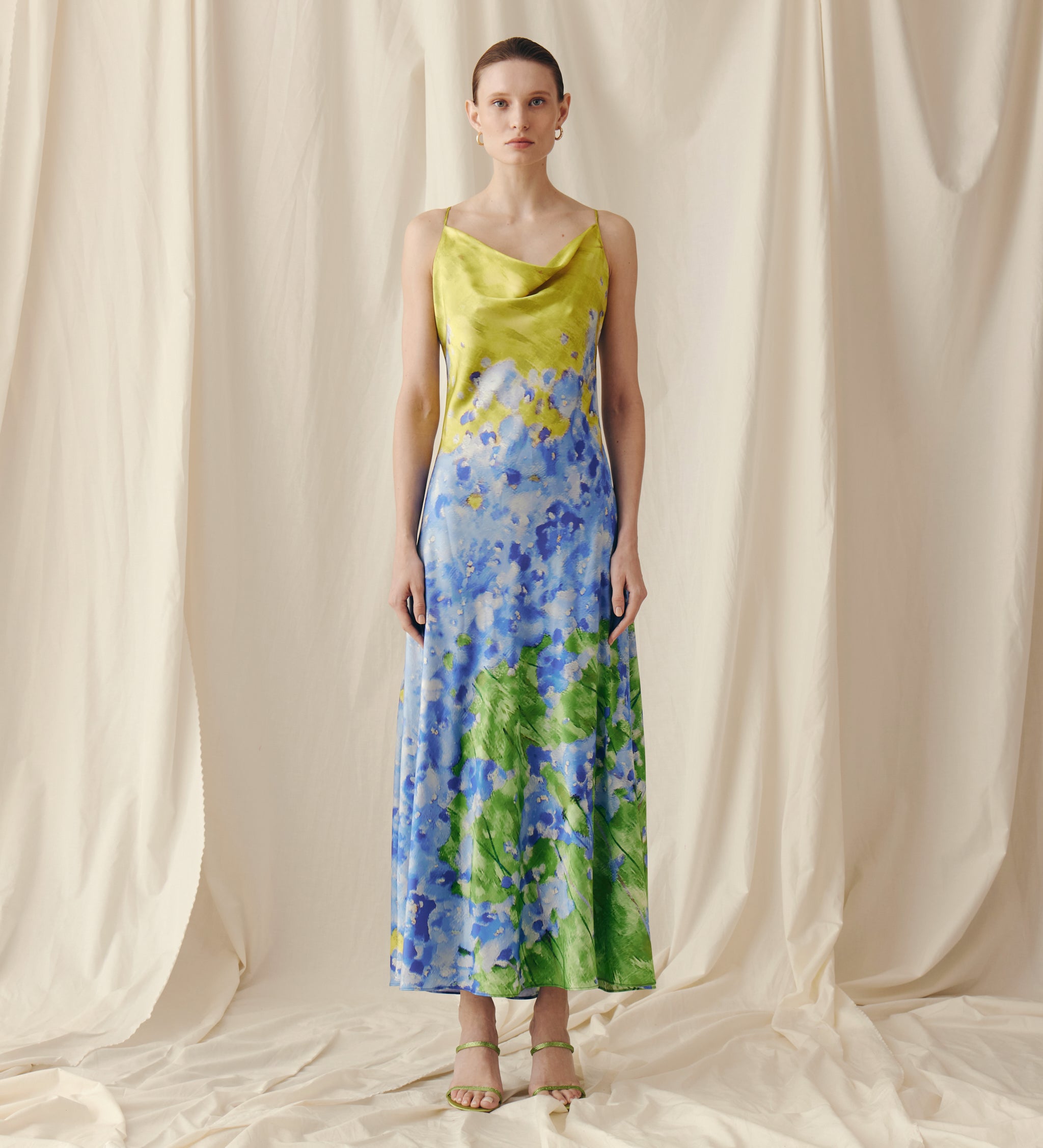 Vestido largo tirantes