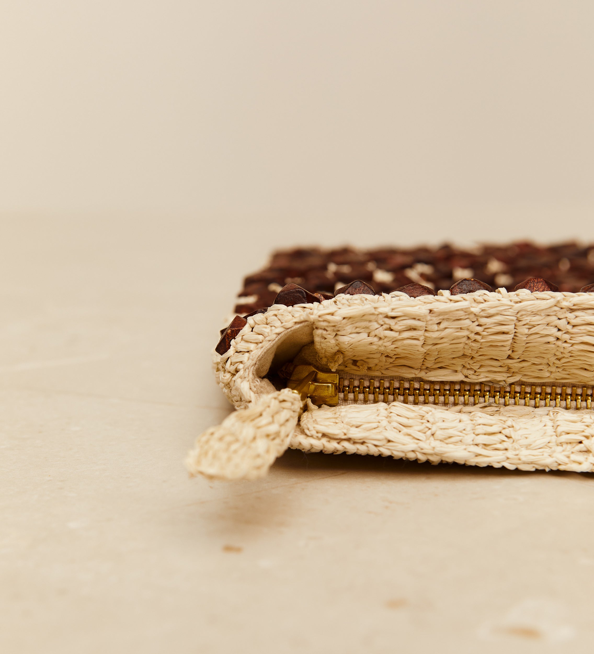 braided shantung bag