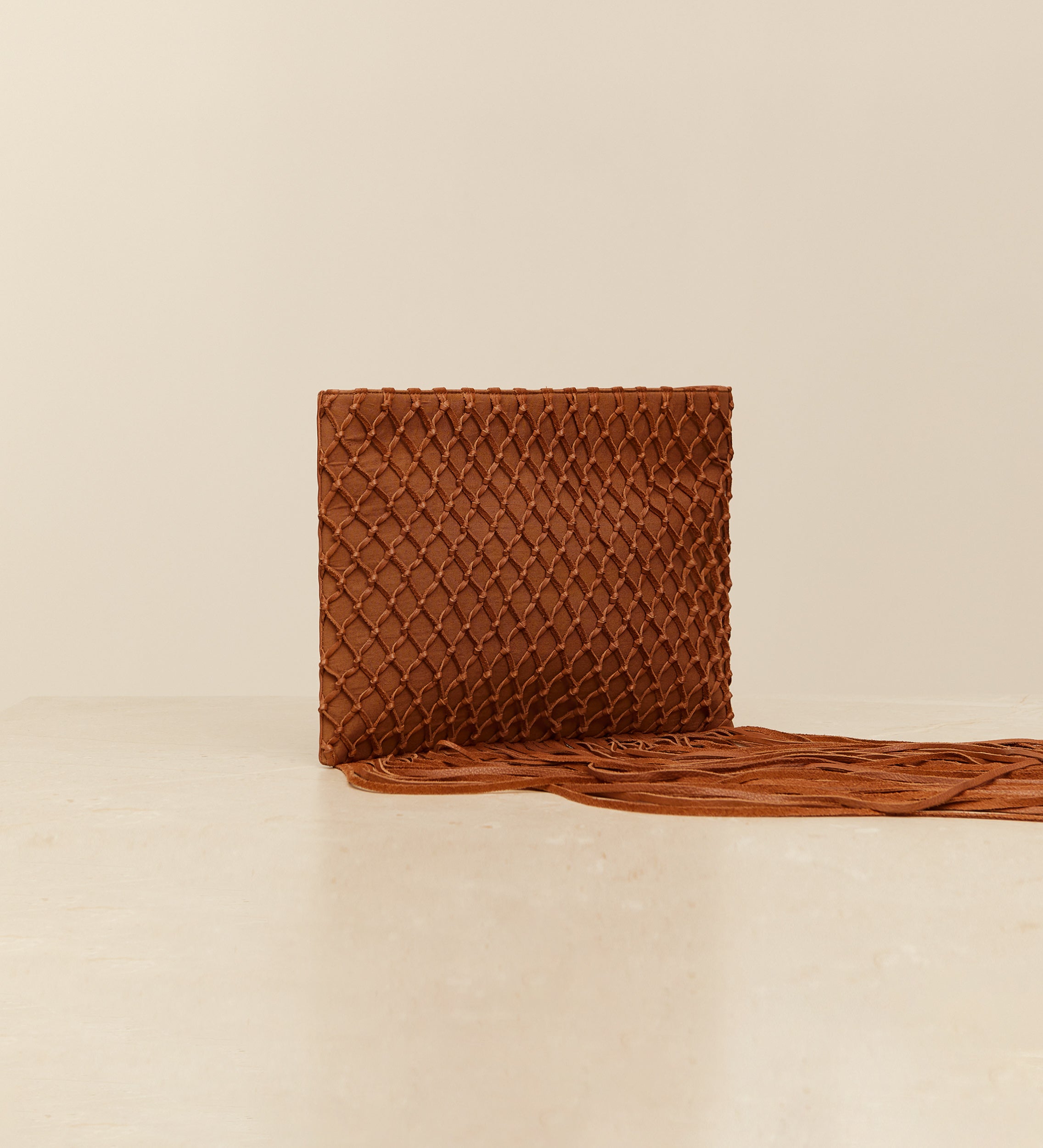 Fringe nappa bag