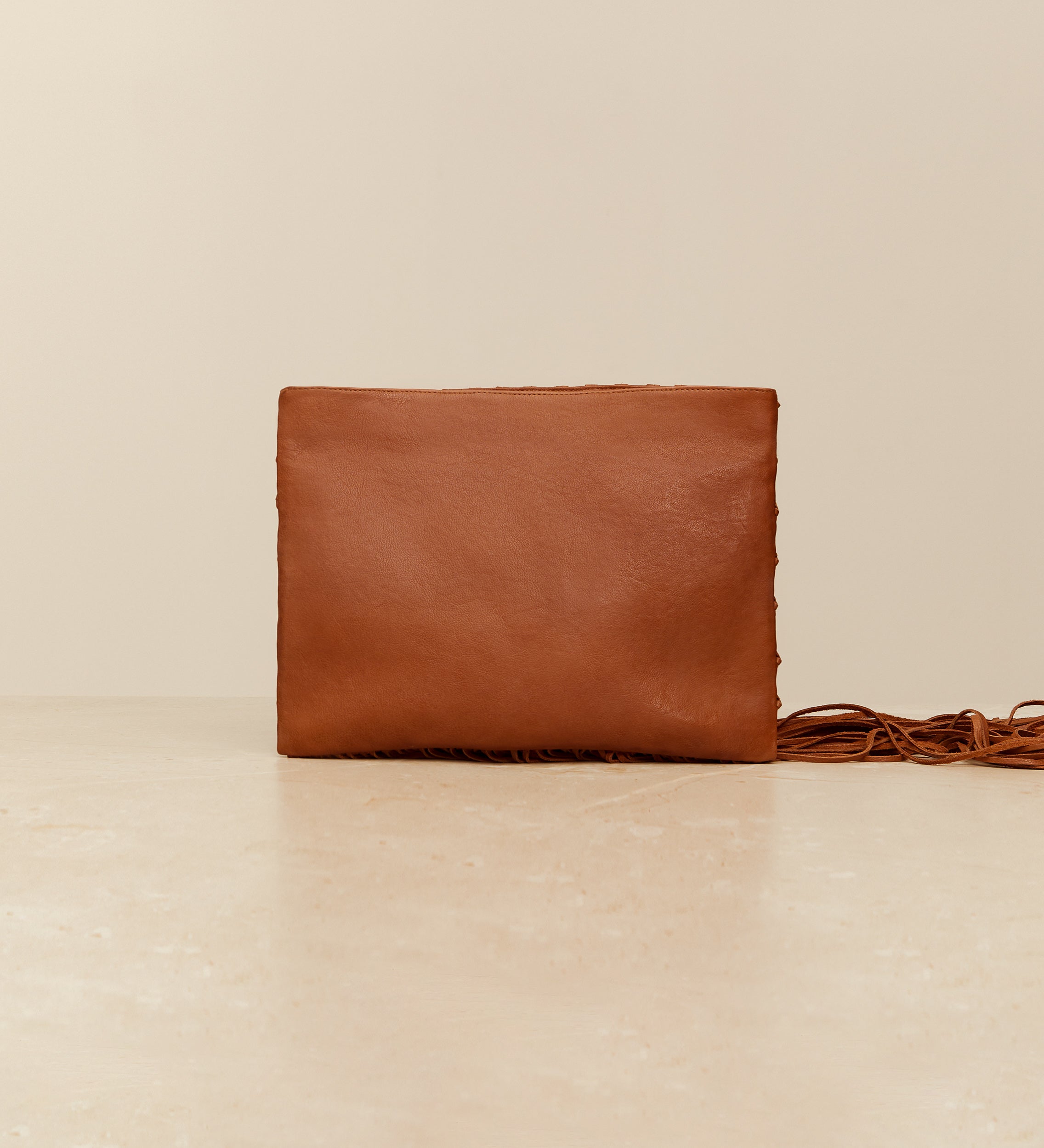 Fringe nappa bag