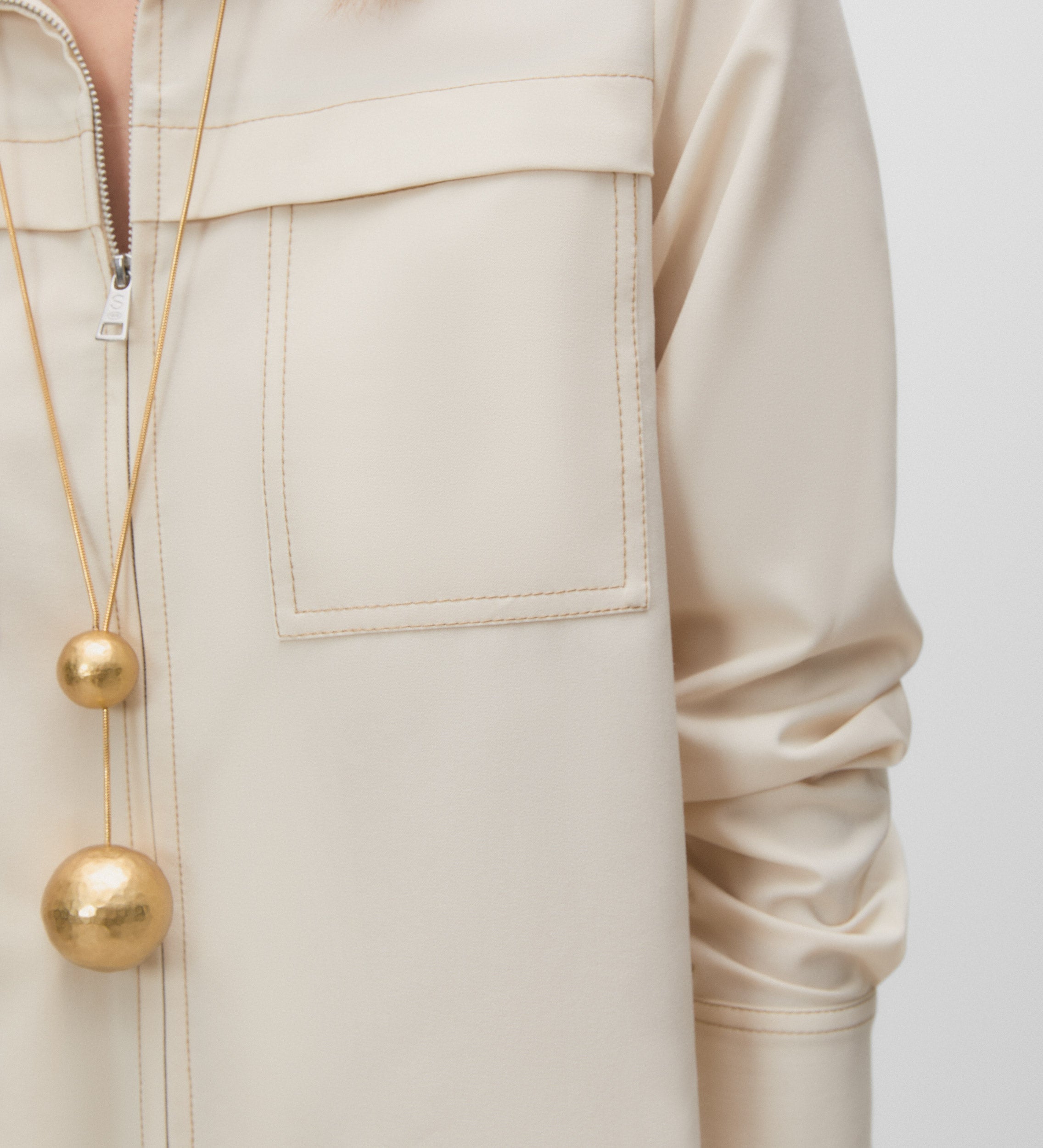 Sobrecamisa cremallera