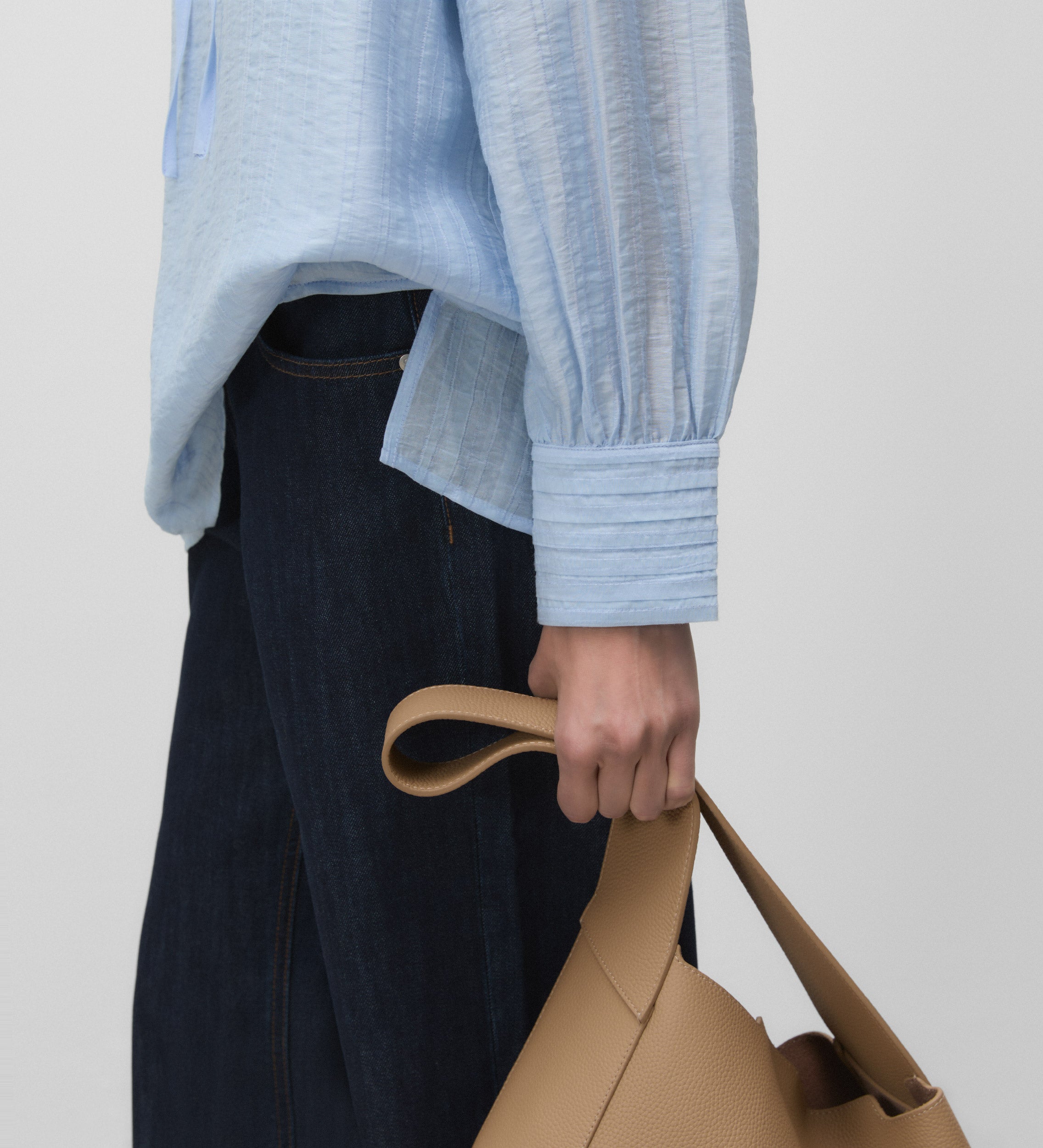 Blusa escote caja