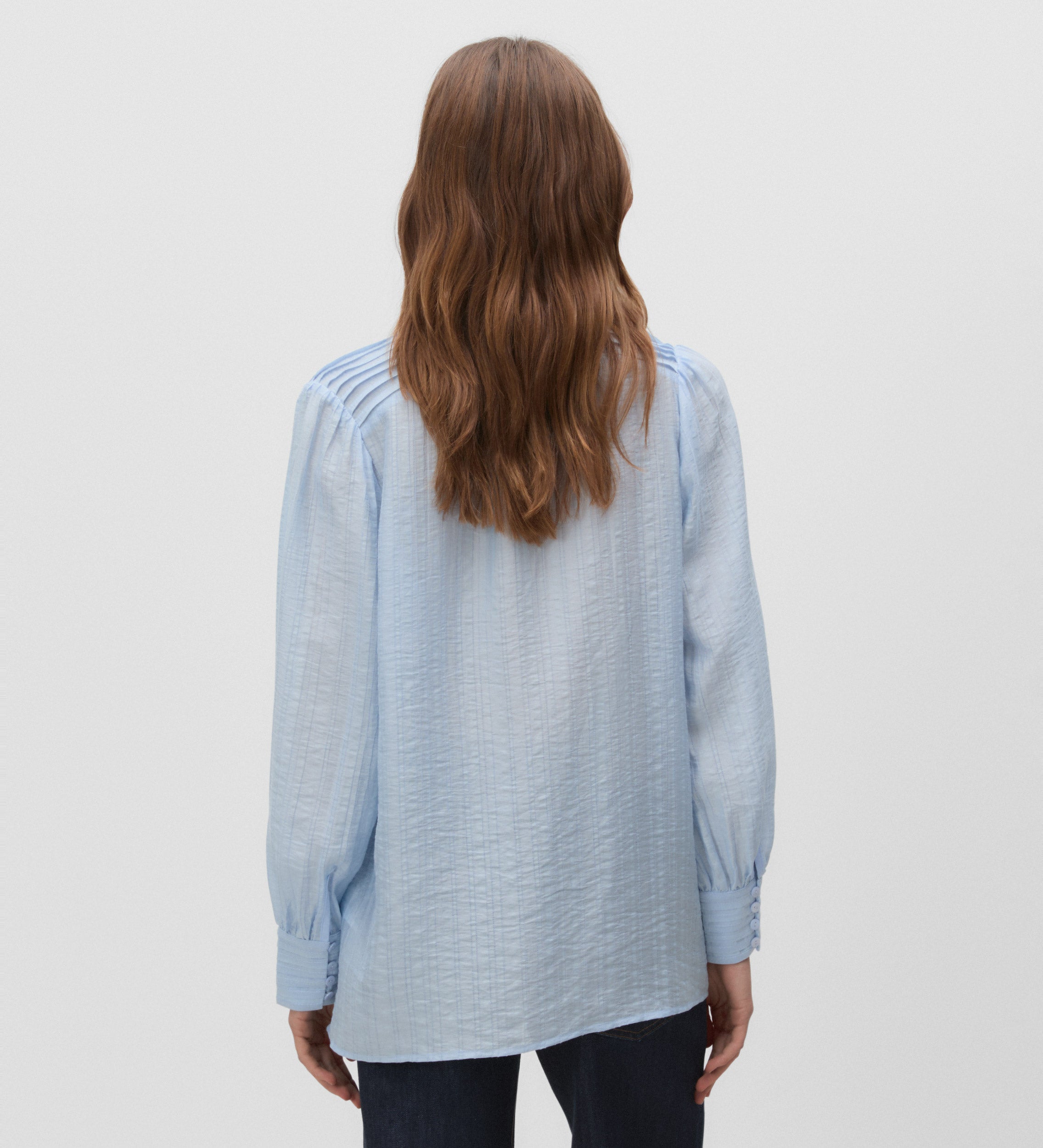 Blusa escote caja