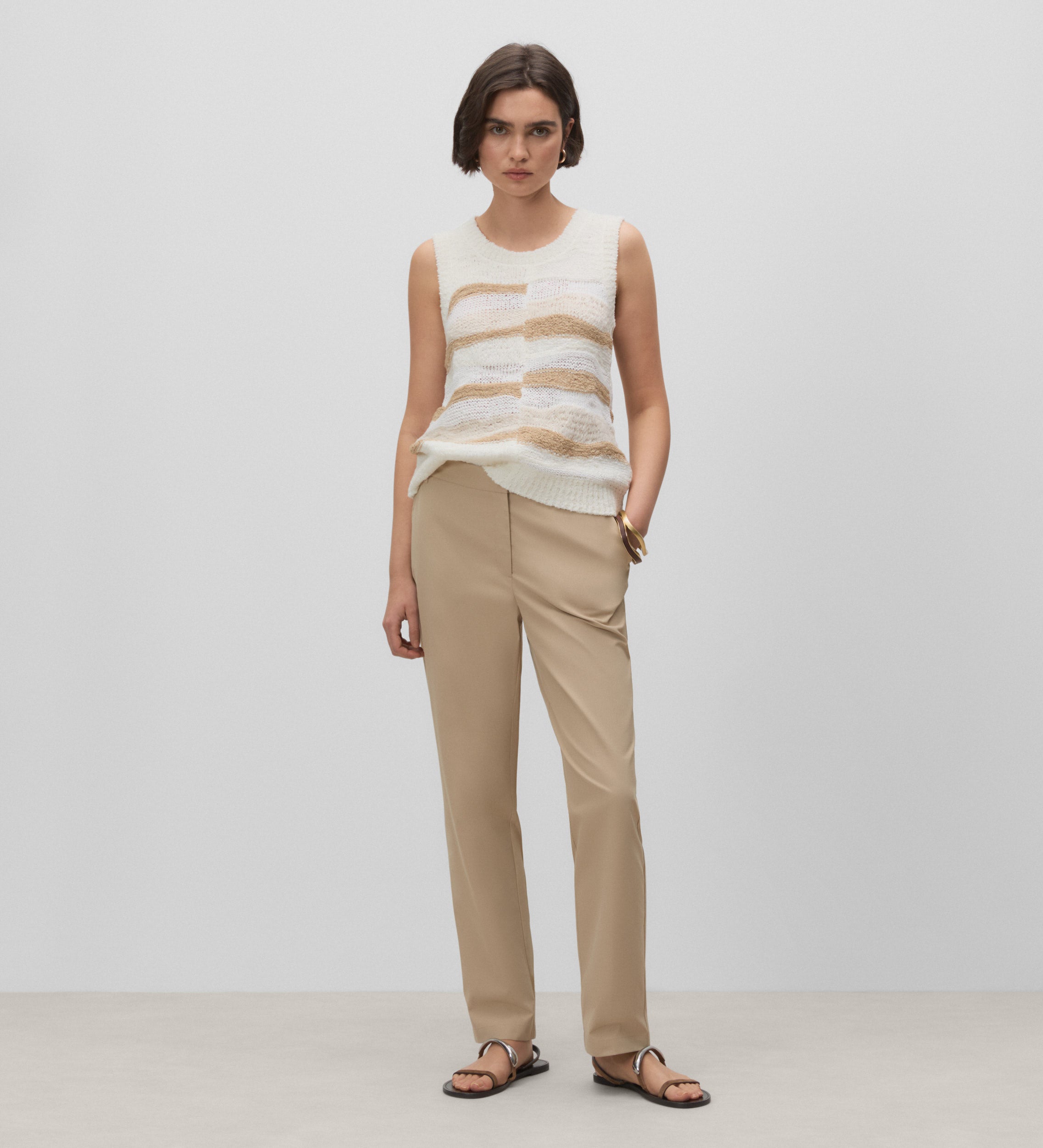 Straight pants