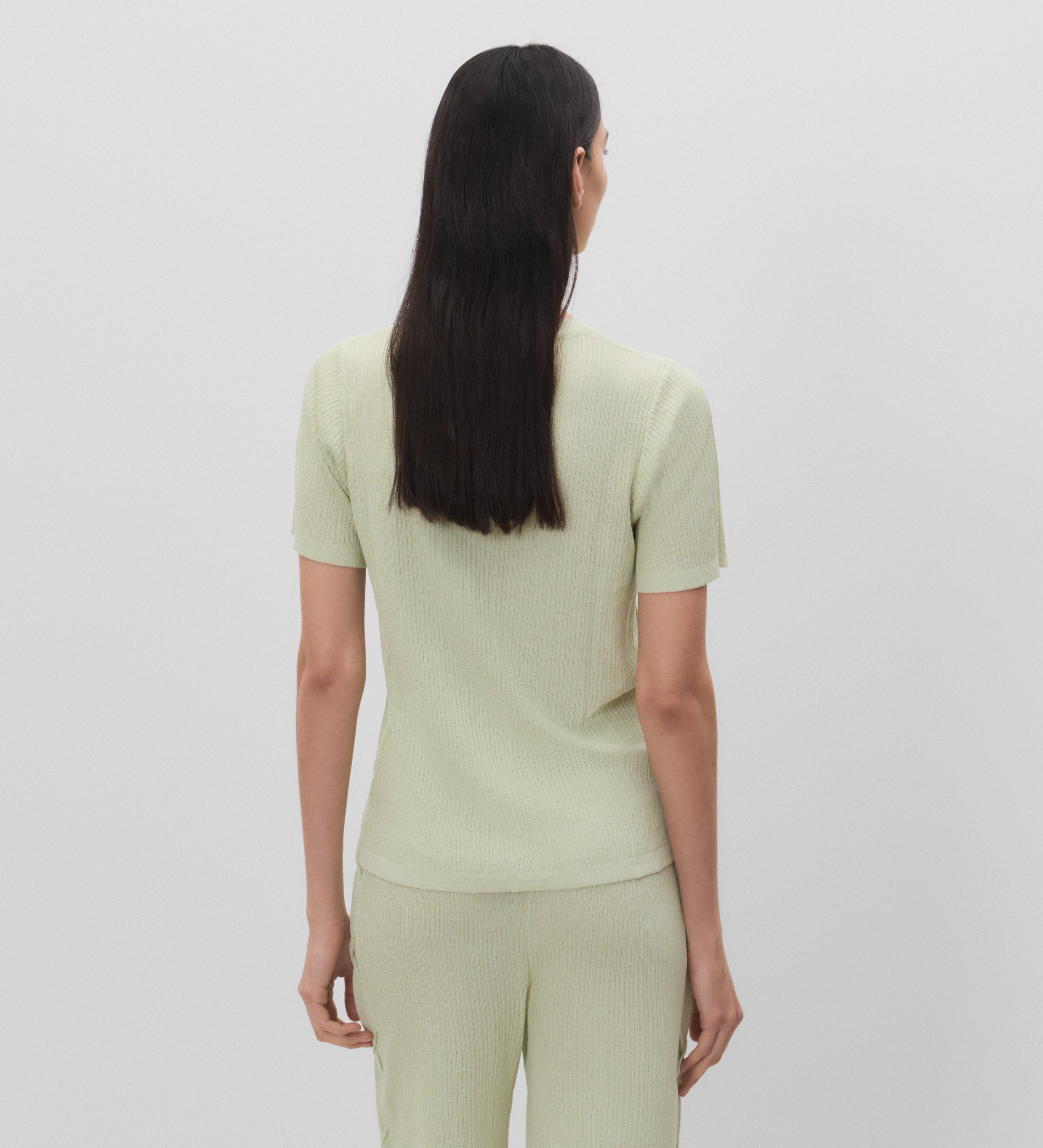 Eyelet tricot top