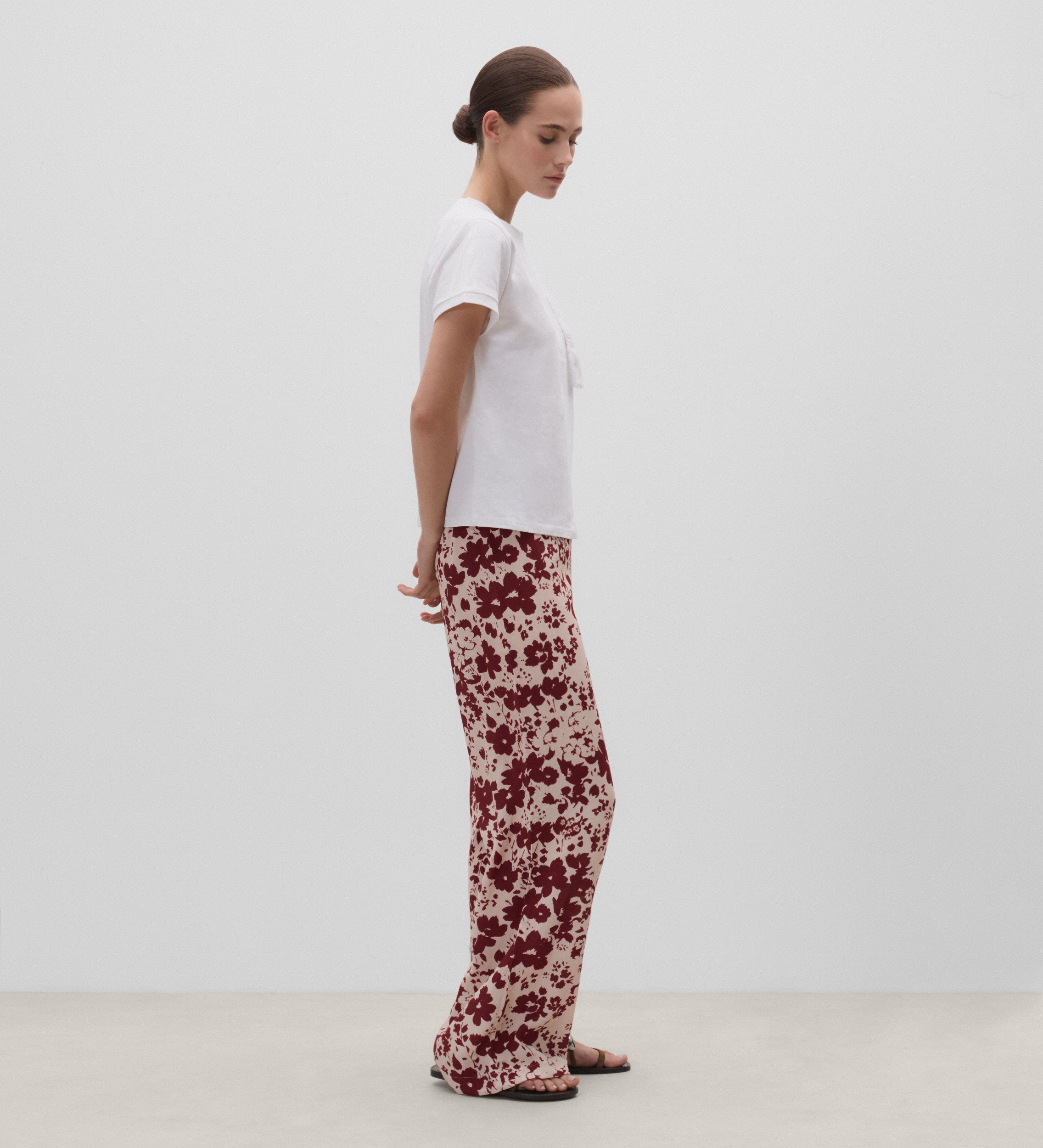 T-shirt avec détails au crochet