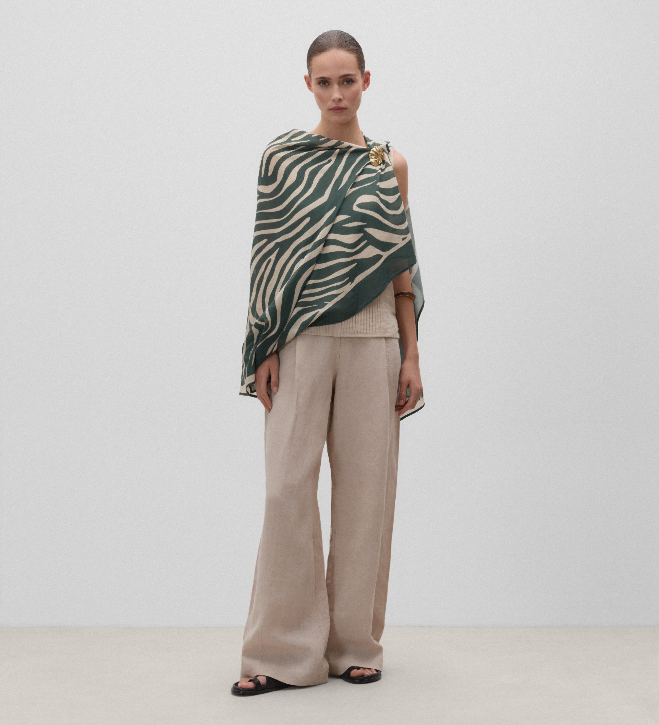 Animal print pareo