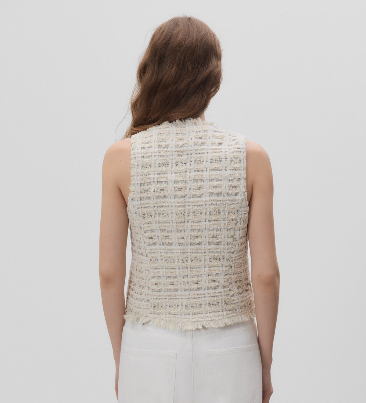 Gilet tricoté fantaisie