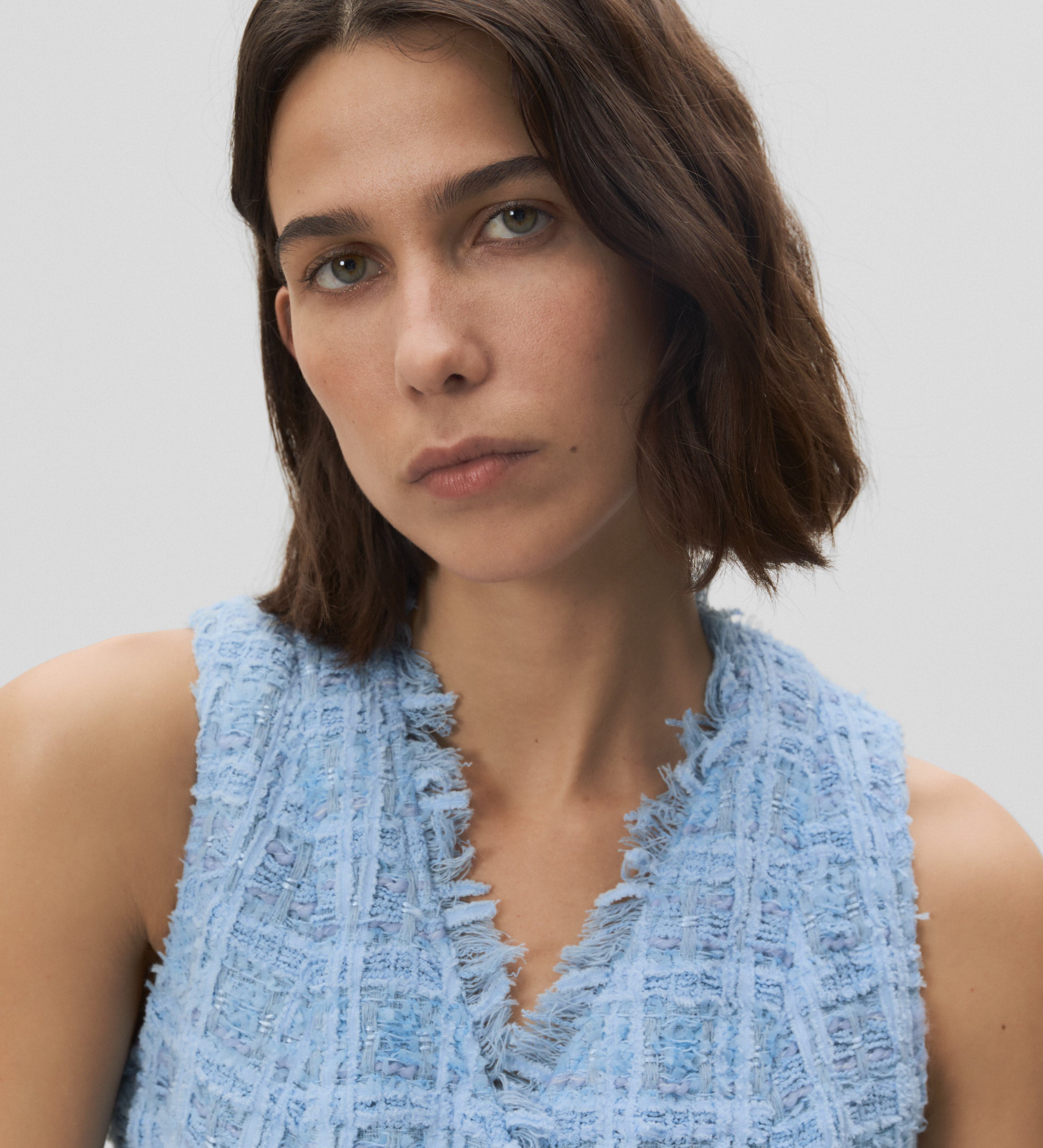 Gilet tricoté fantaisie