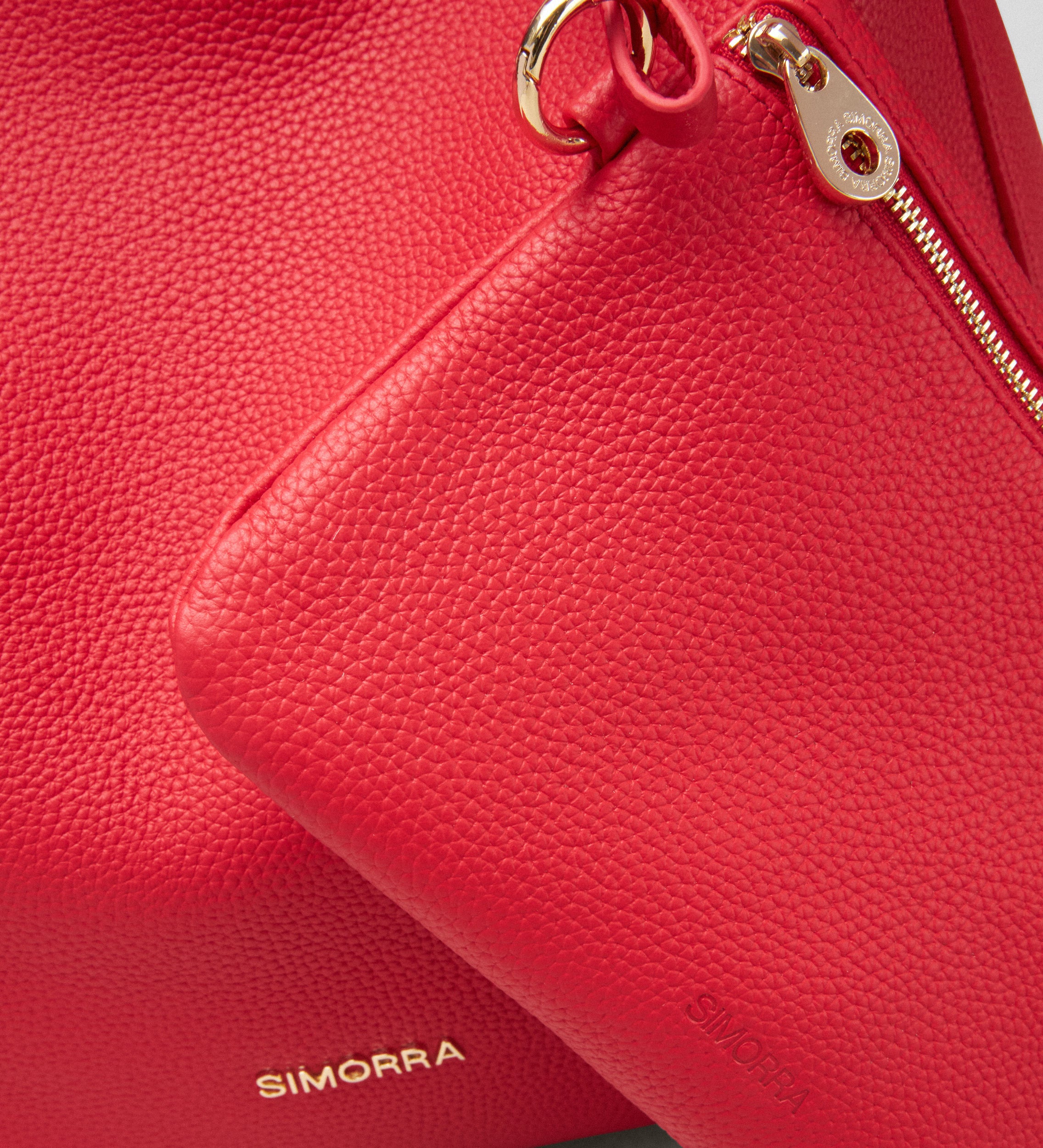 Leather shoulder bag