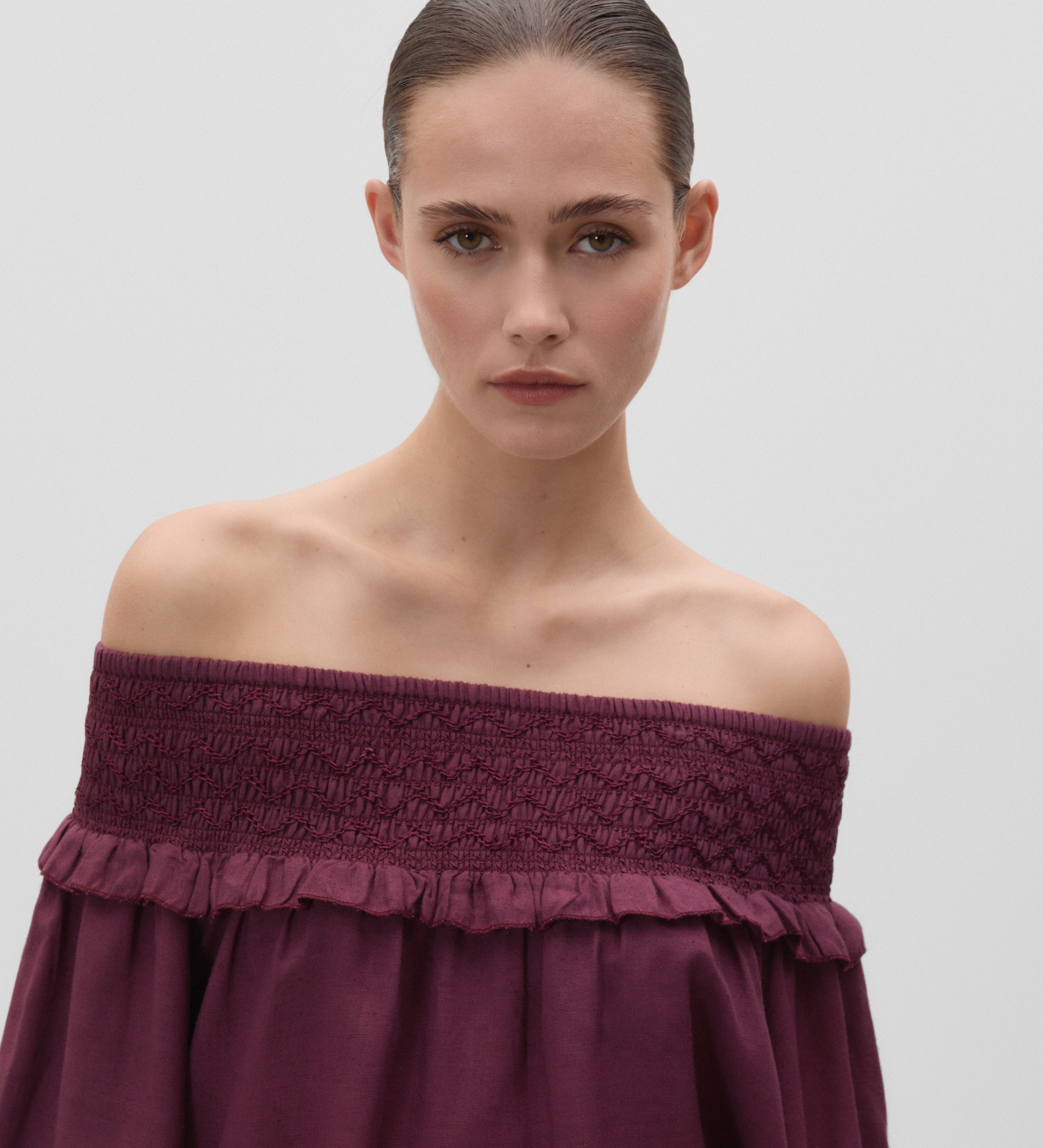 Strapless top