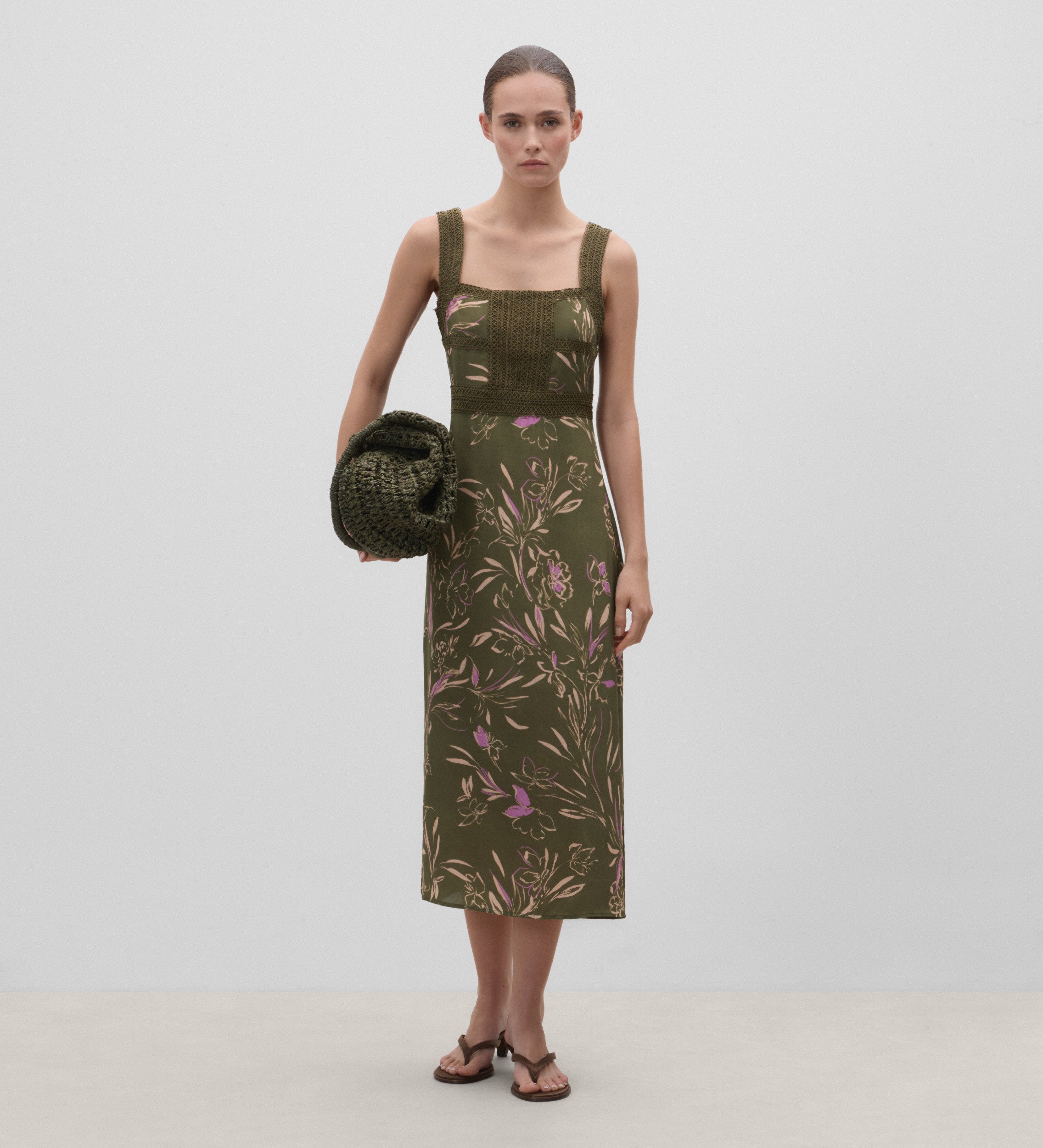 Vestido estampado tirantes
