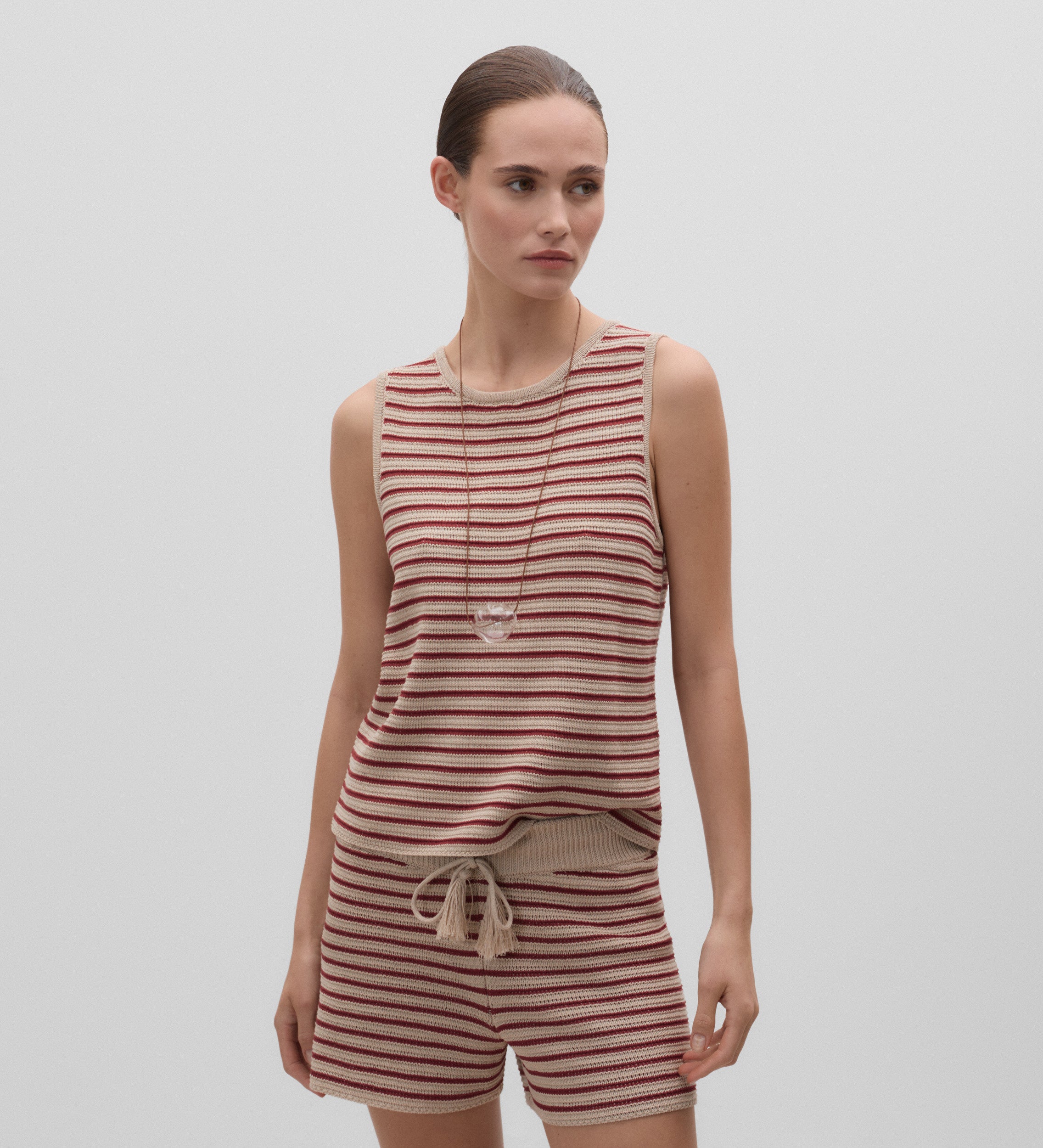 Top tricot rayas
