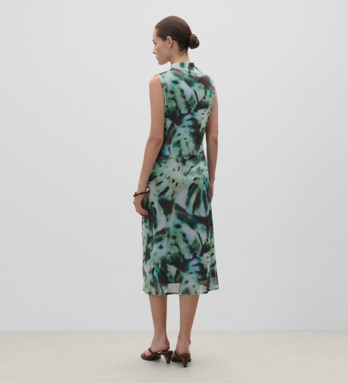 Robe en tulle imprimé