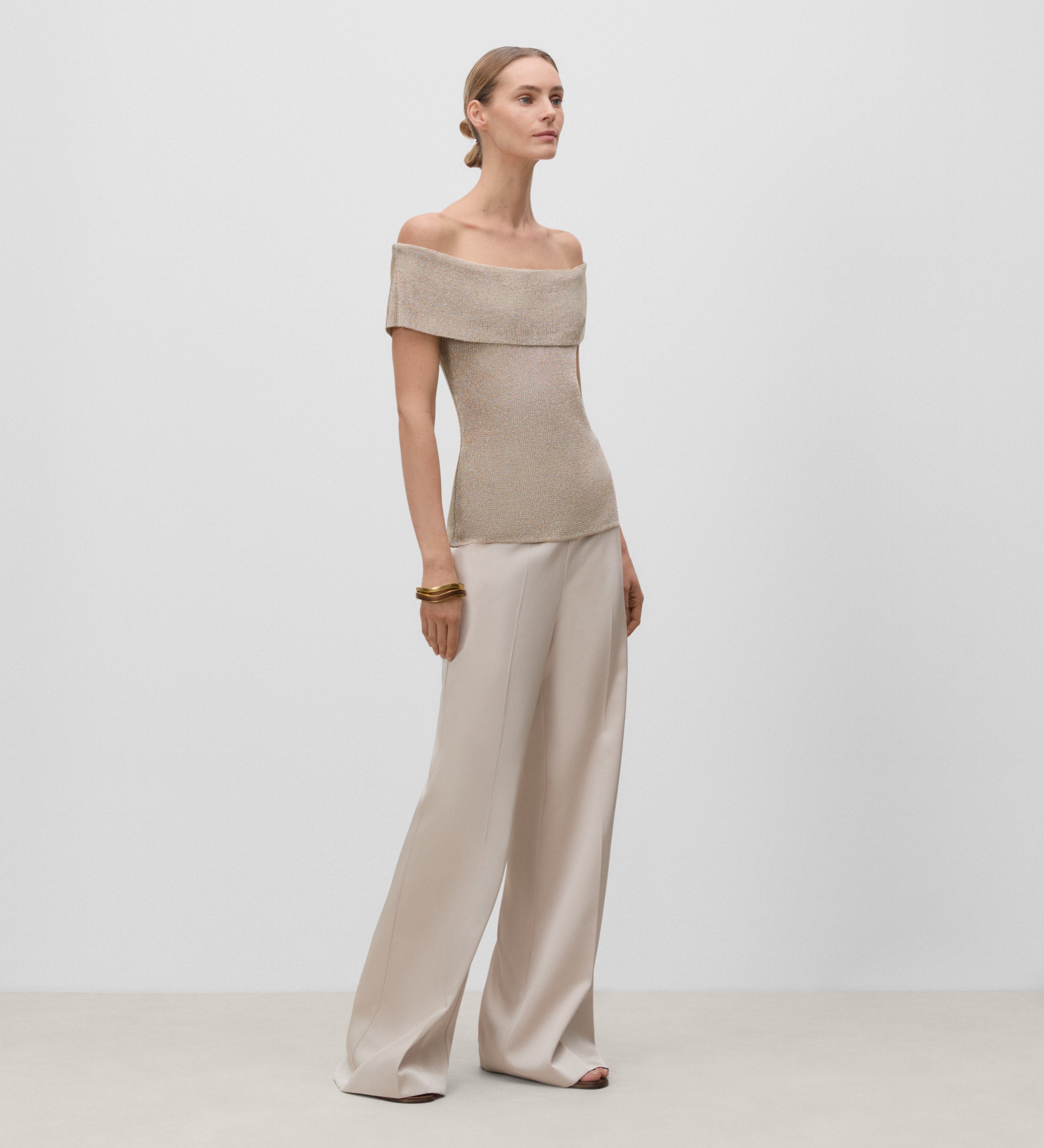 Lurex knit top