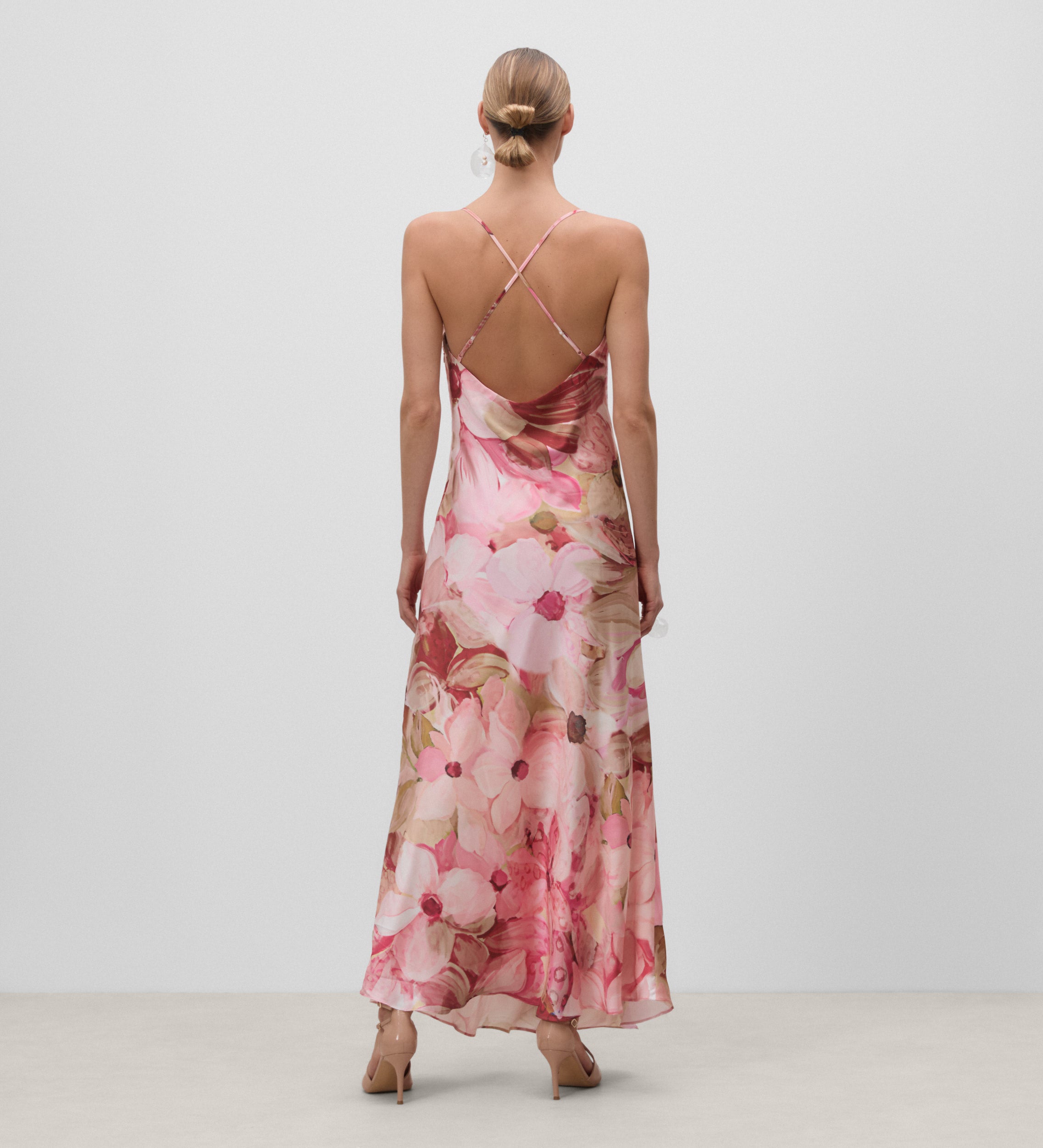 Long strappy dress