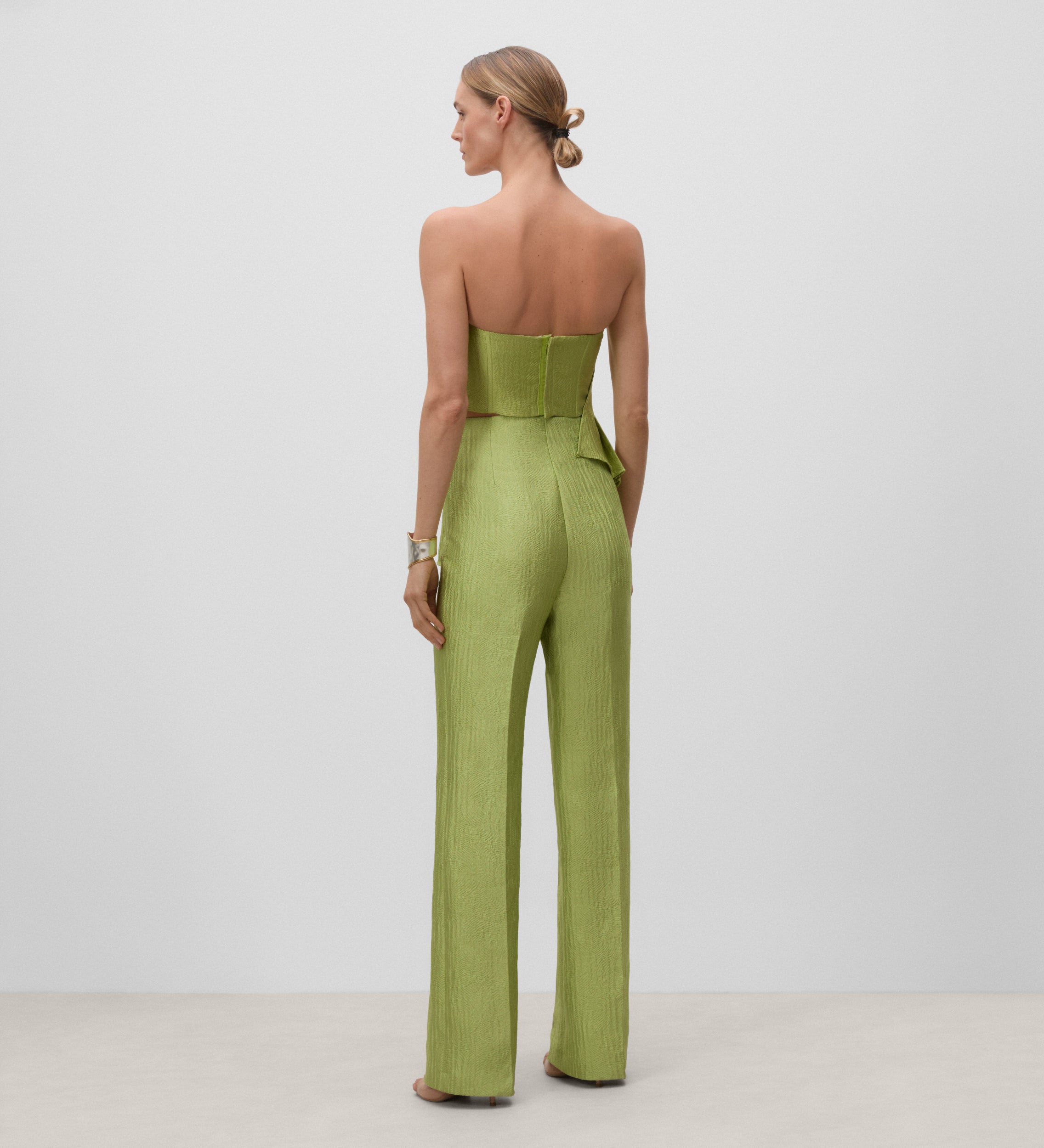 Pantalon droit taille haute
