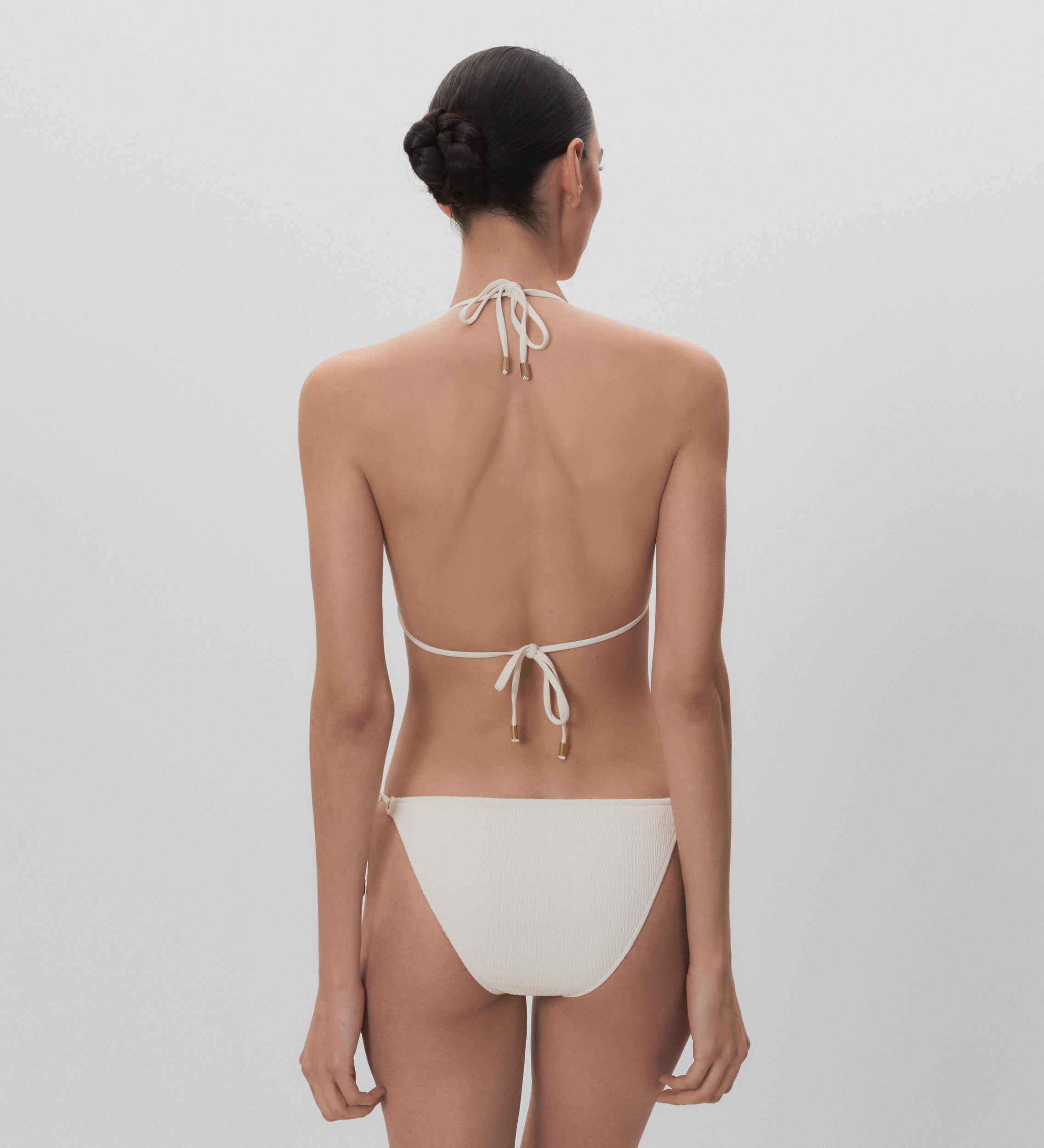 Textured bikini bottom