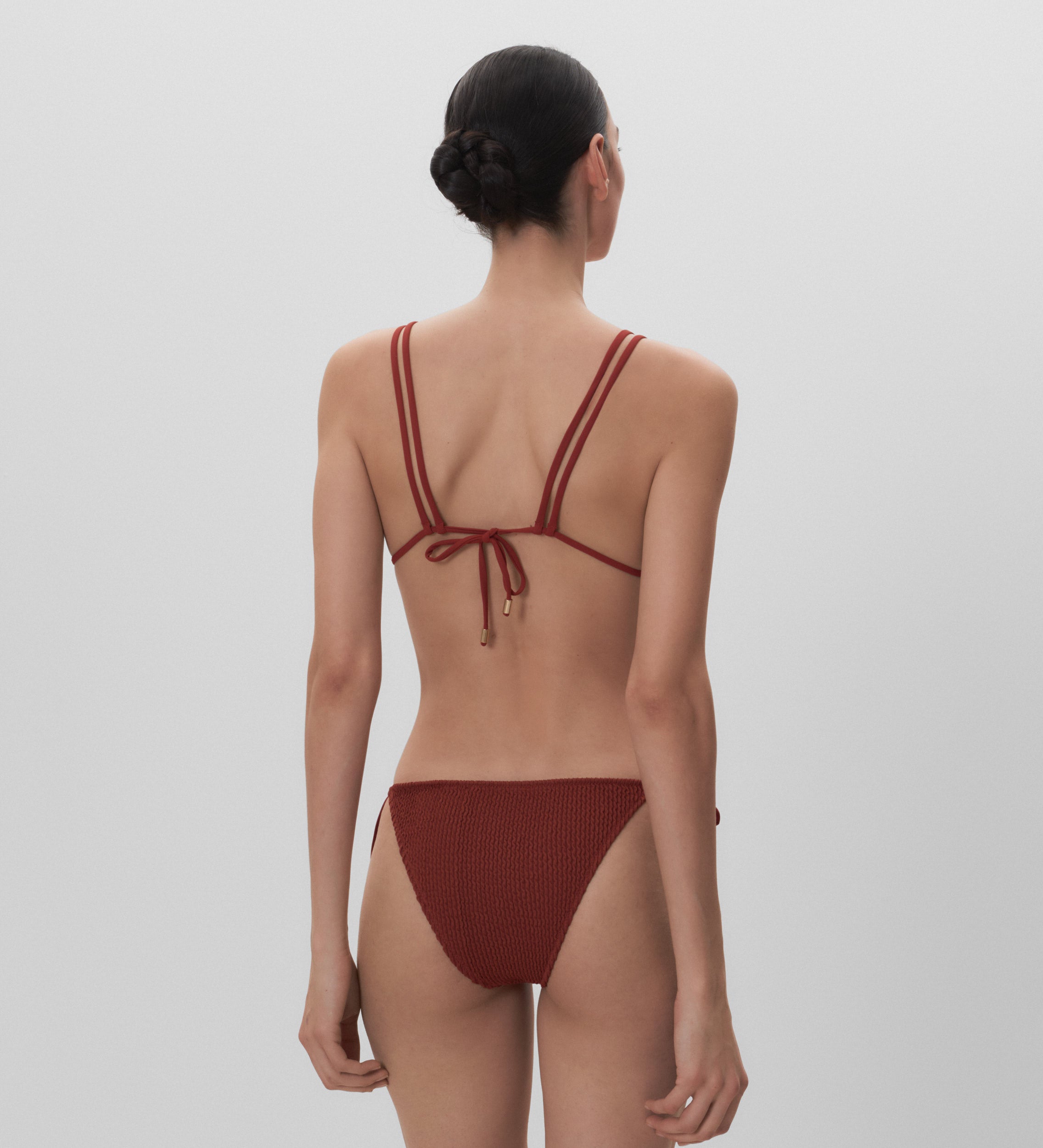 Textured bikini bottom