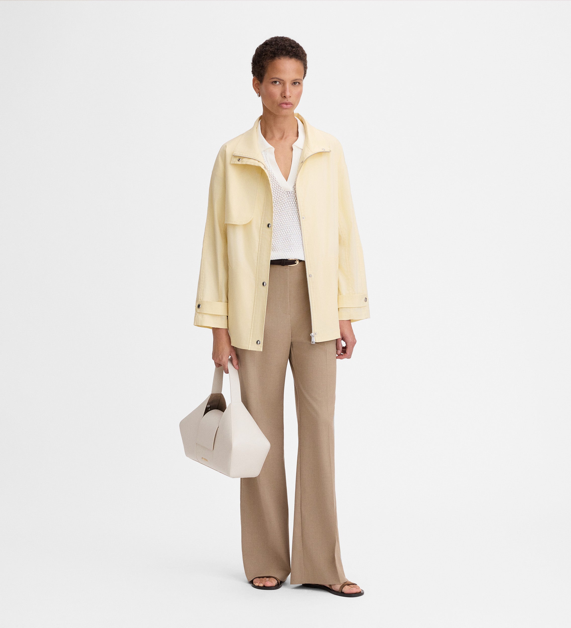 Short trench coat
