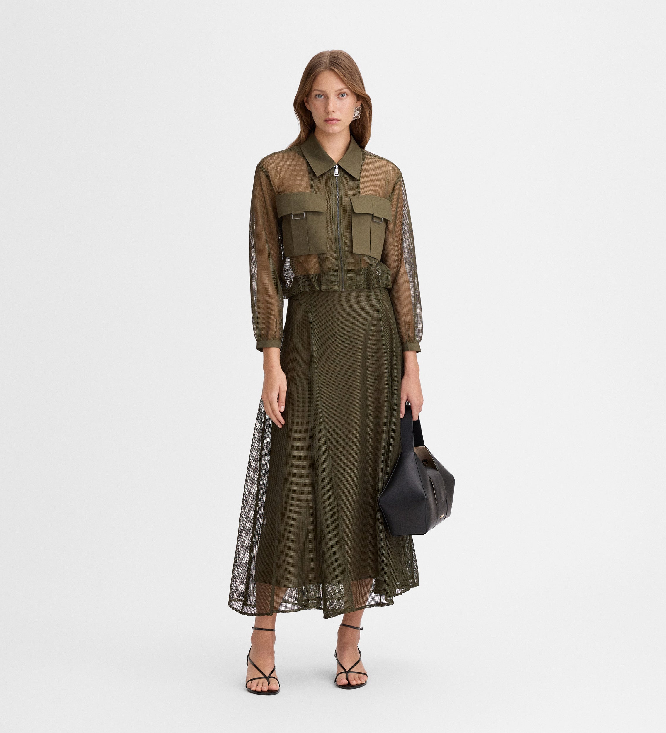 Veste tissu resille