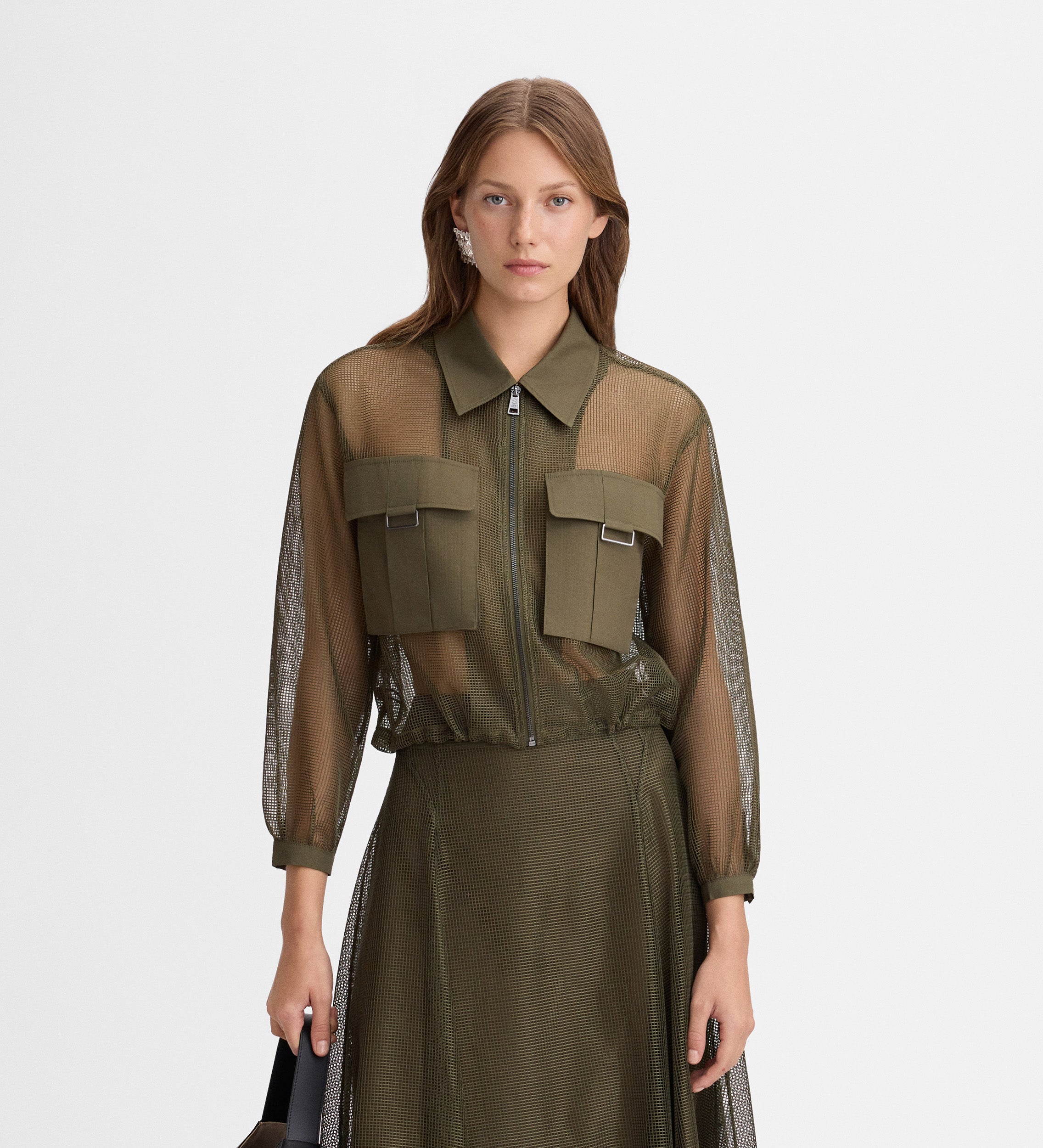 Veste tissu resille
