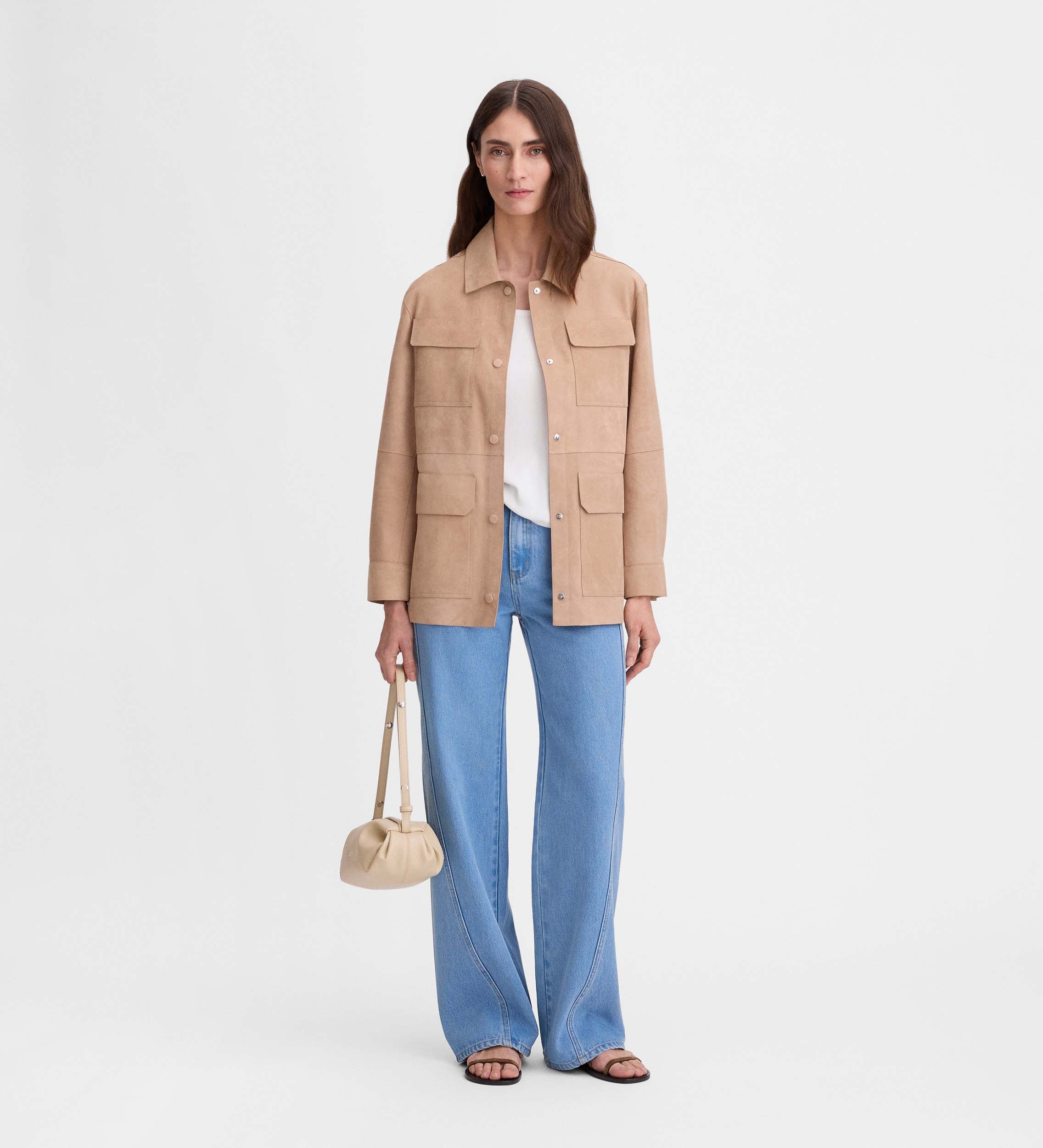 Pantalon jean large