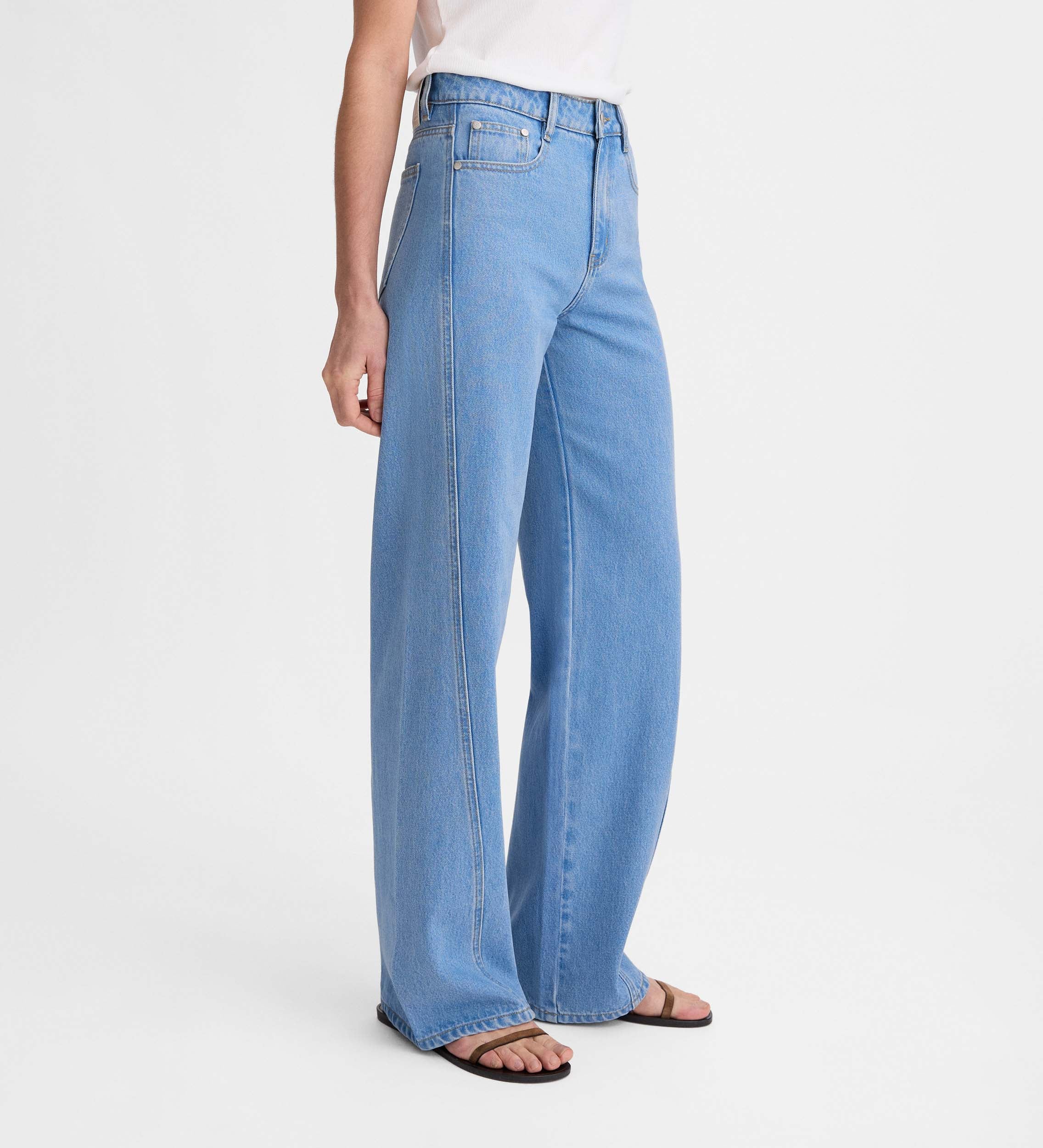 Pantalon jean large