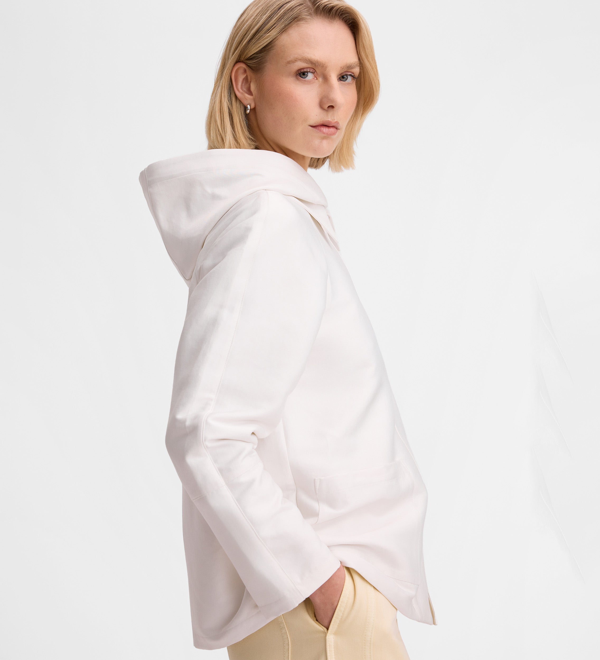 Technical jacket with hood