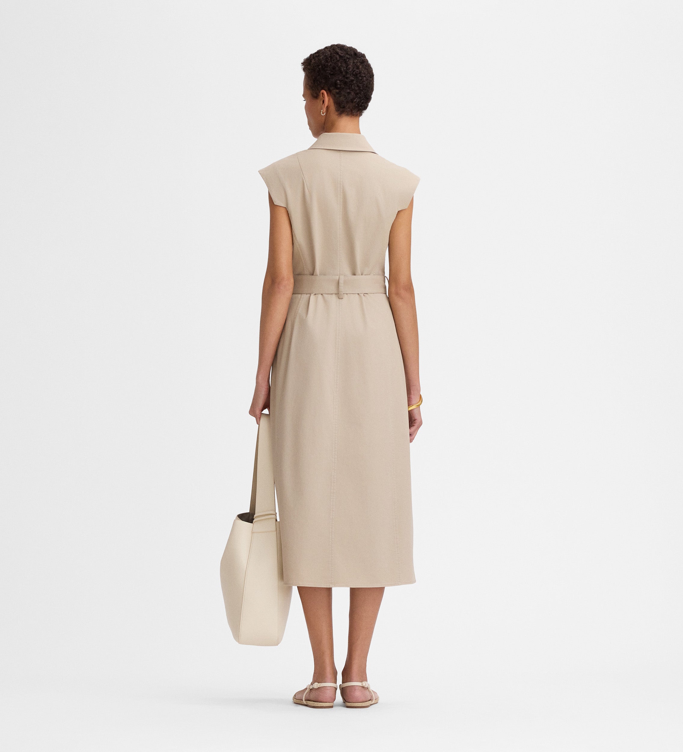 Safari midi dress