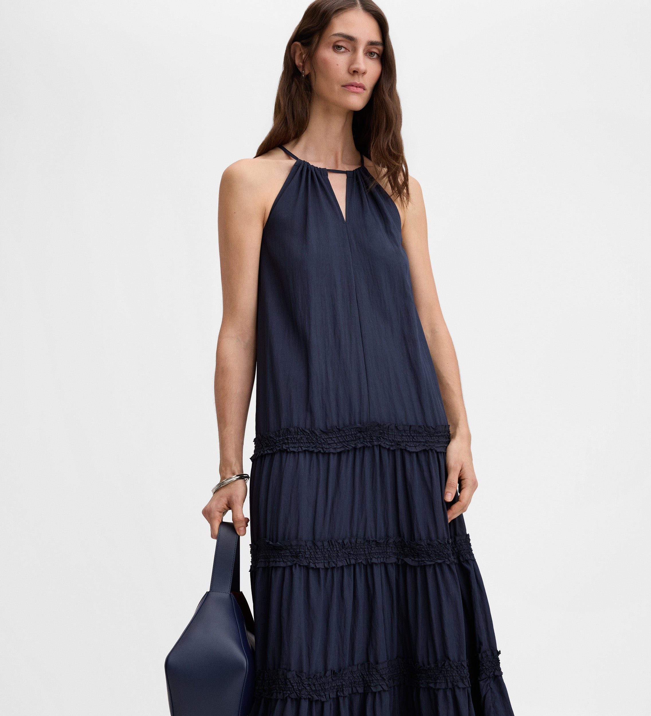 Robe longue dos nu