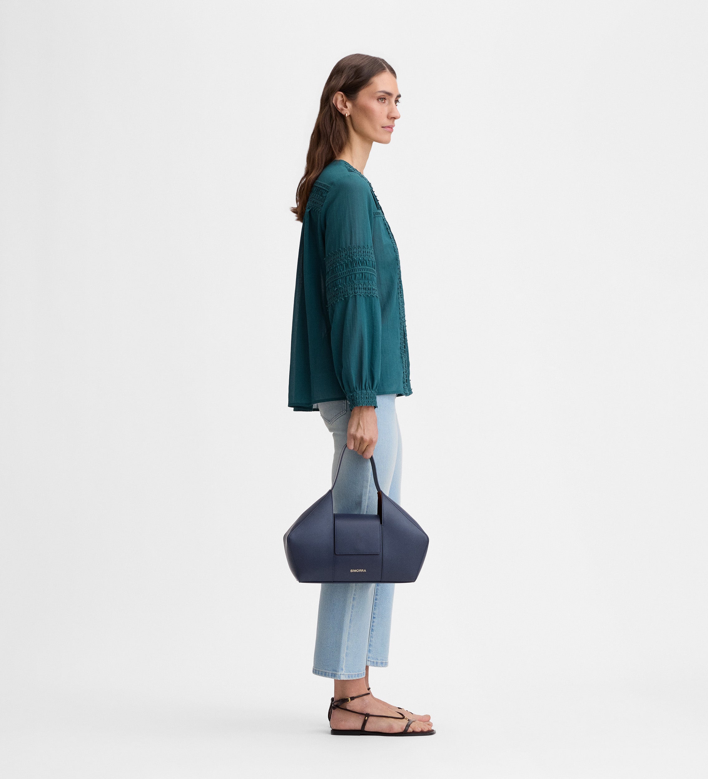 Blouse avec passementeries