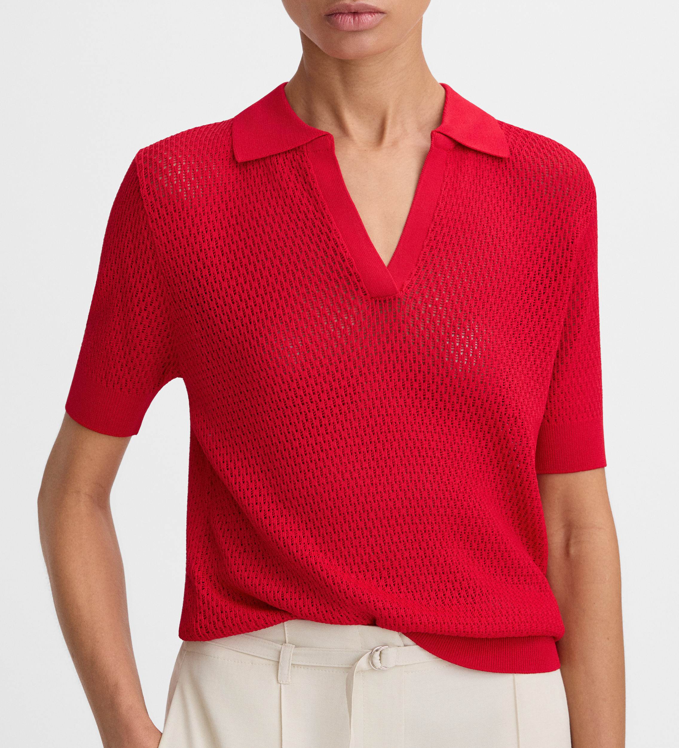 Top en maille polo