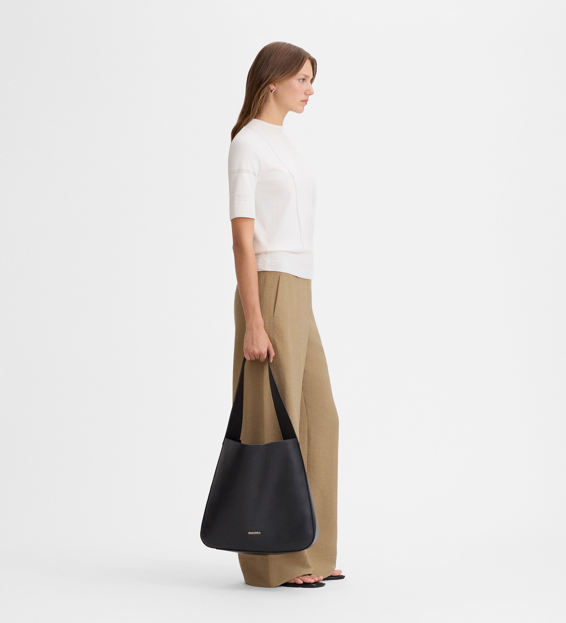 Top maille col montant