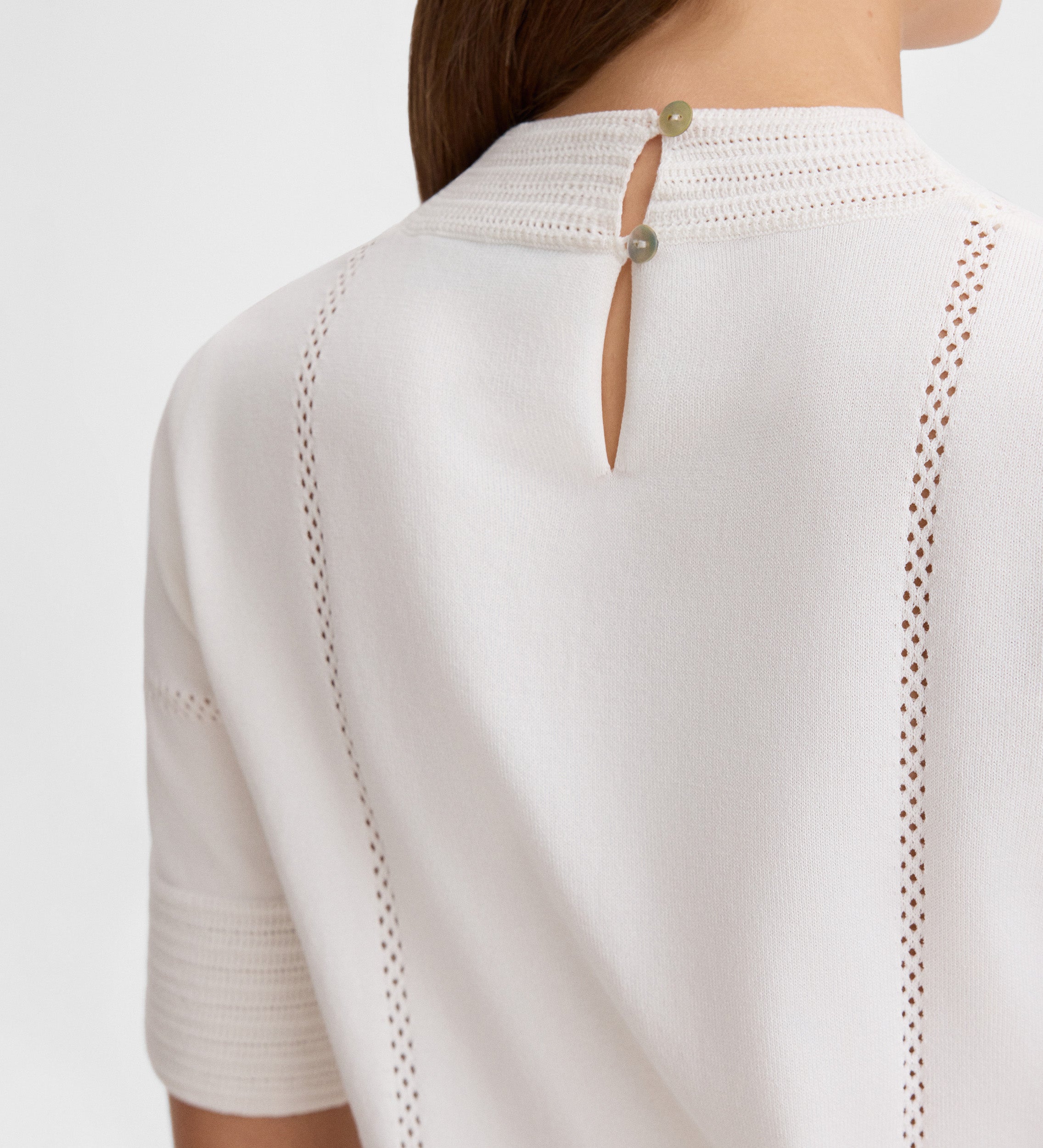 Top maille col montant
