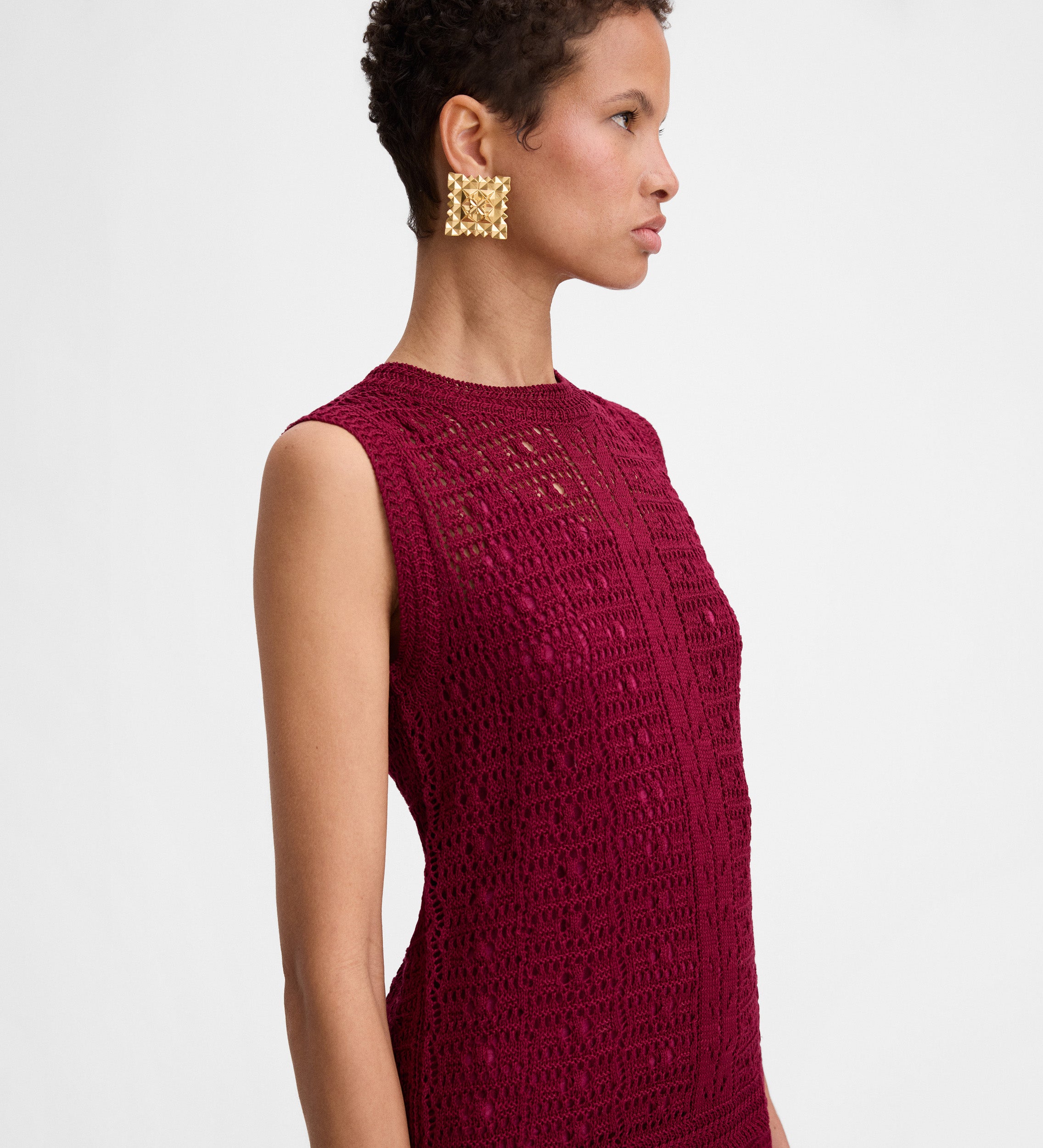 Open-knit top