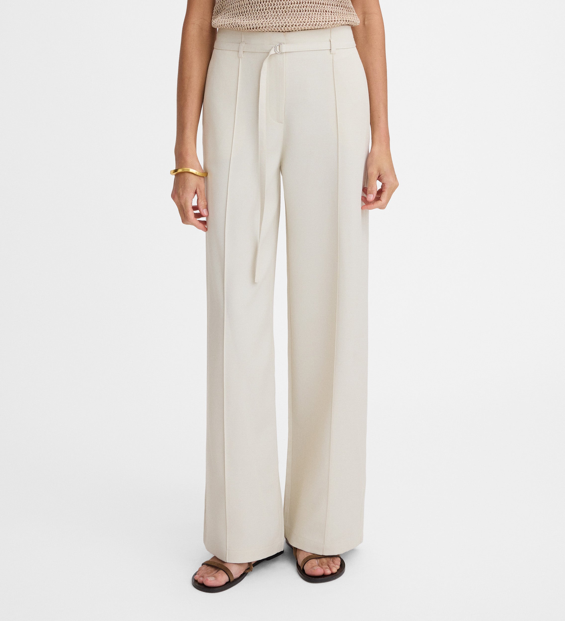 Pantalon large droit