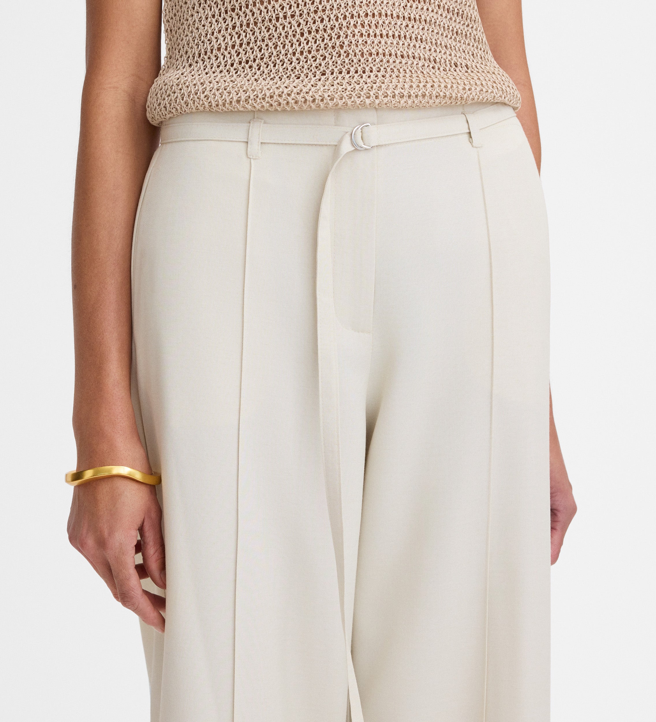 Pantalon large droit