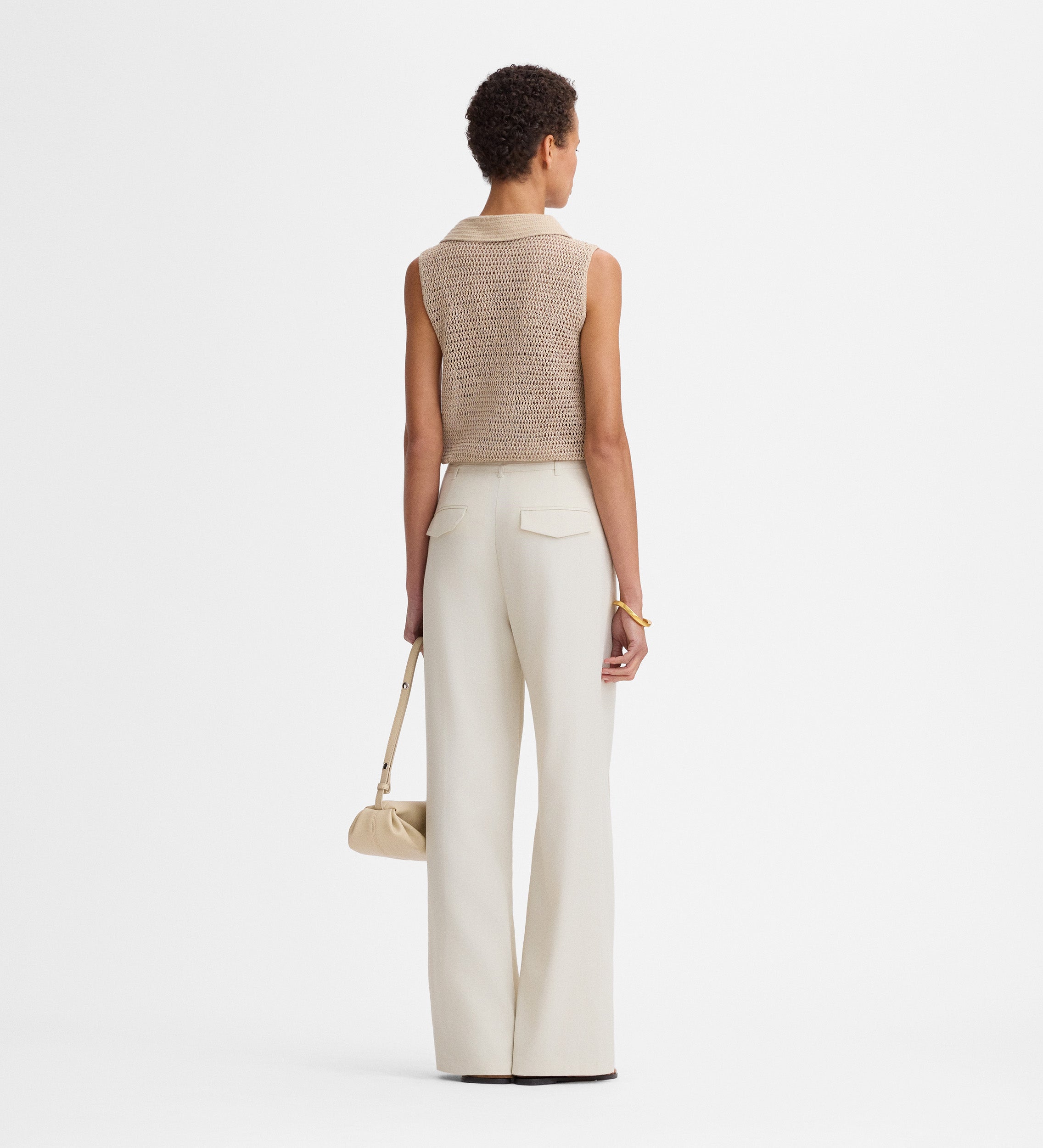 Pantalon large droit