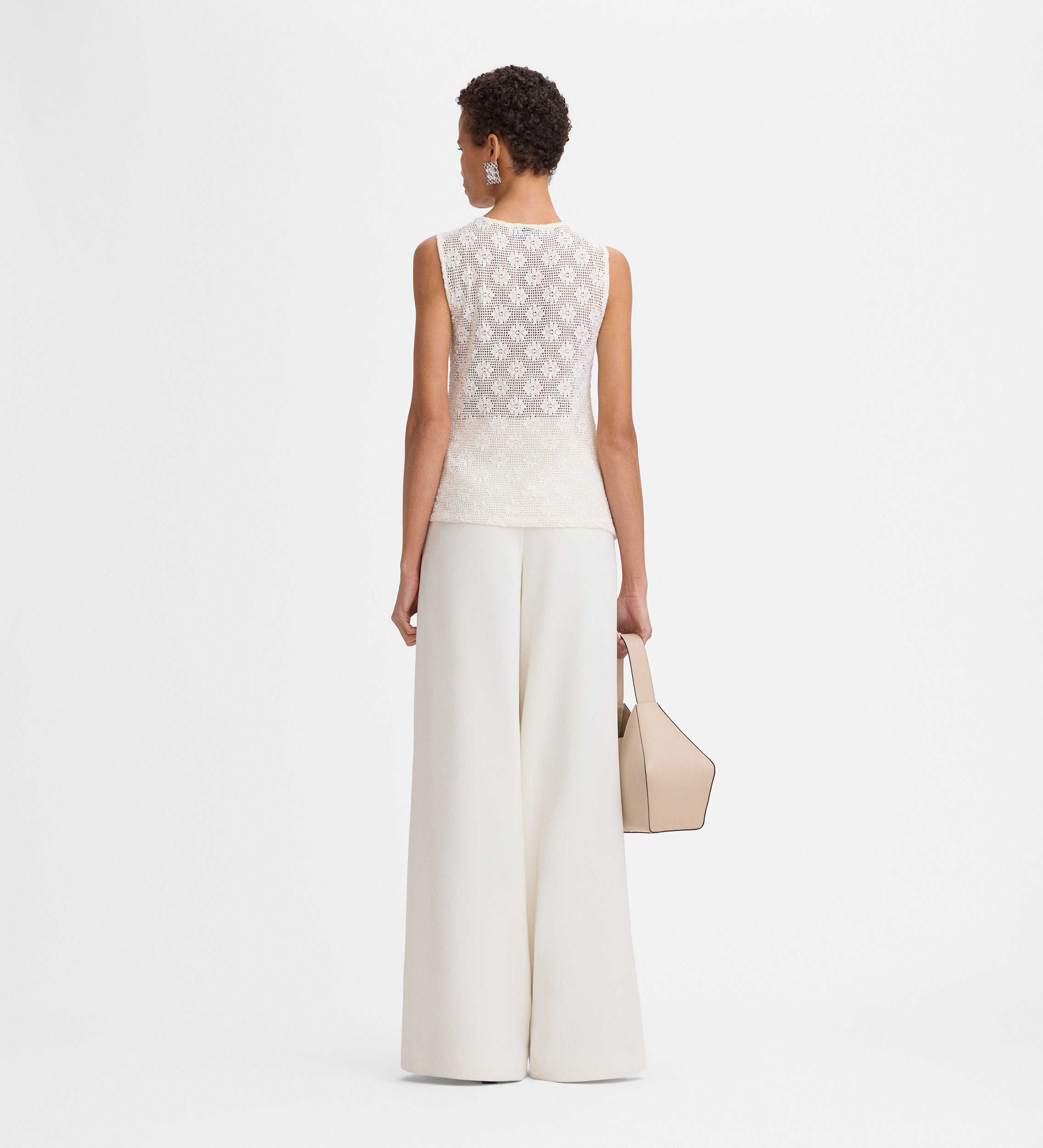 Knit fabric top