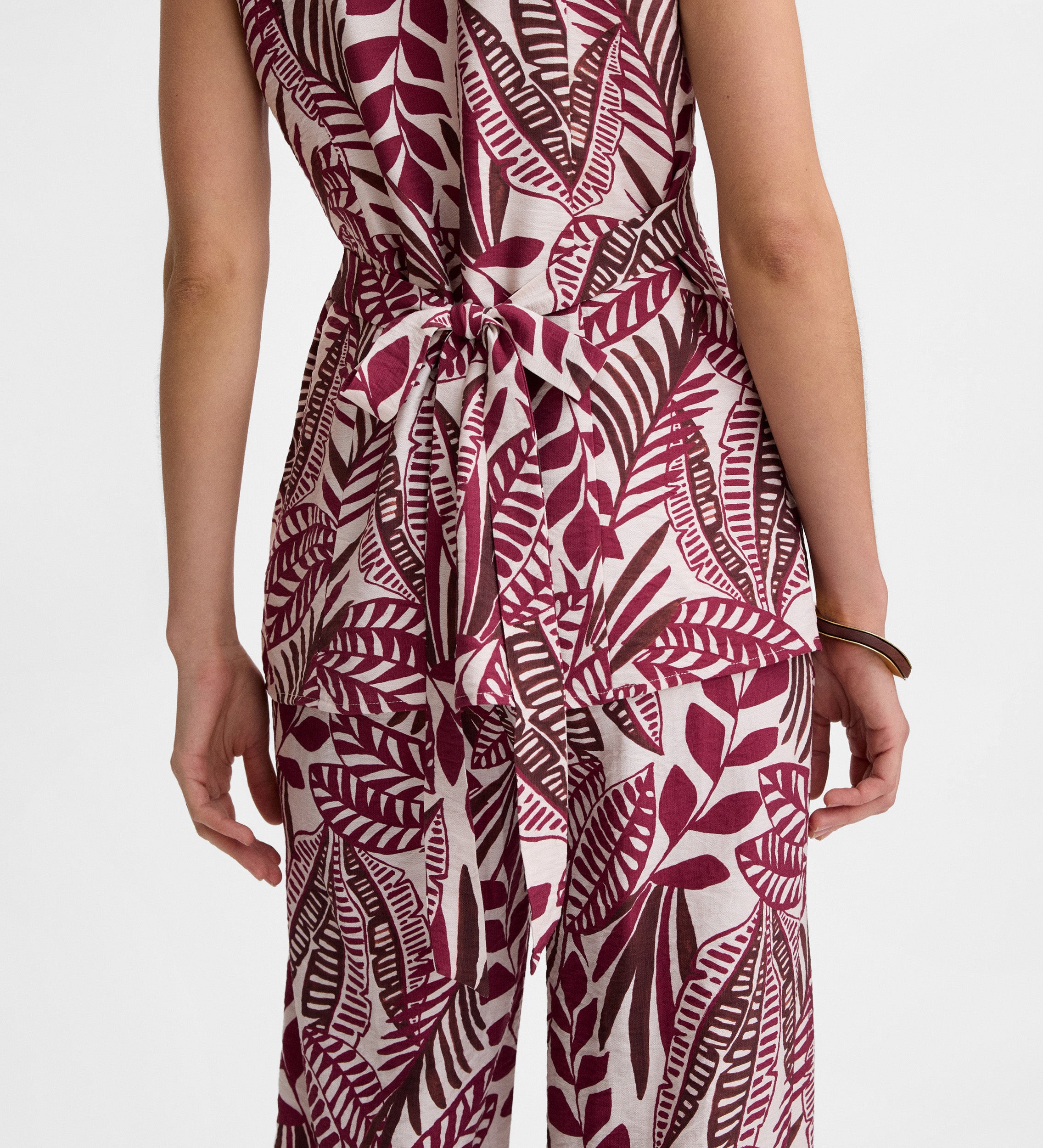 Top halter estampado