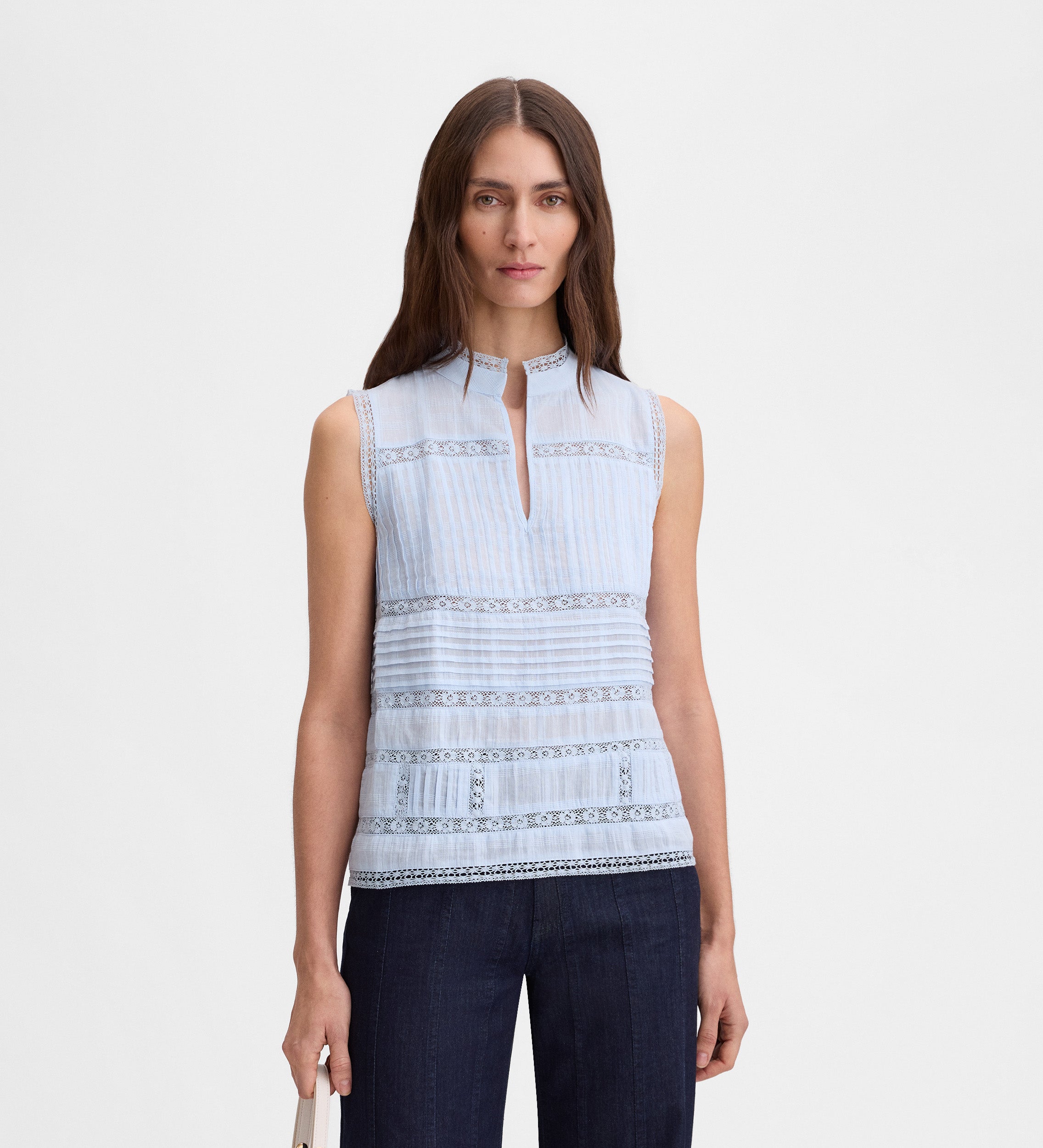 Top en maille fantaisie