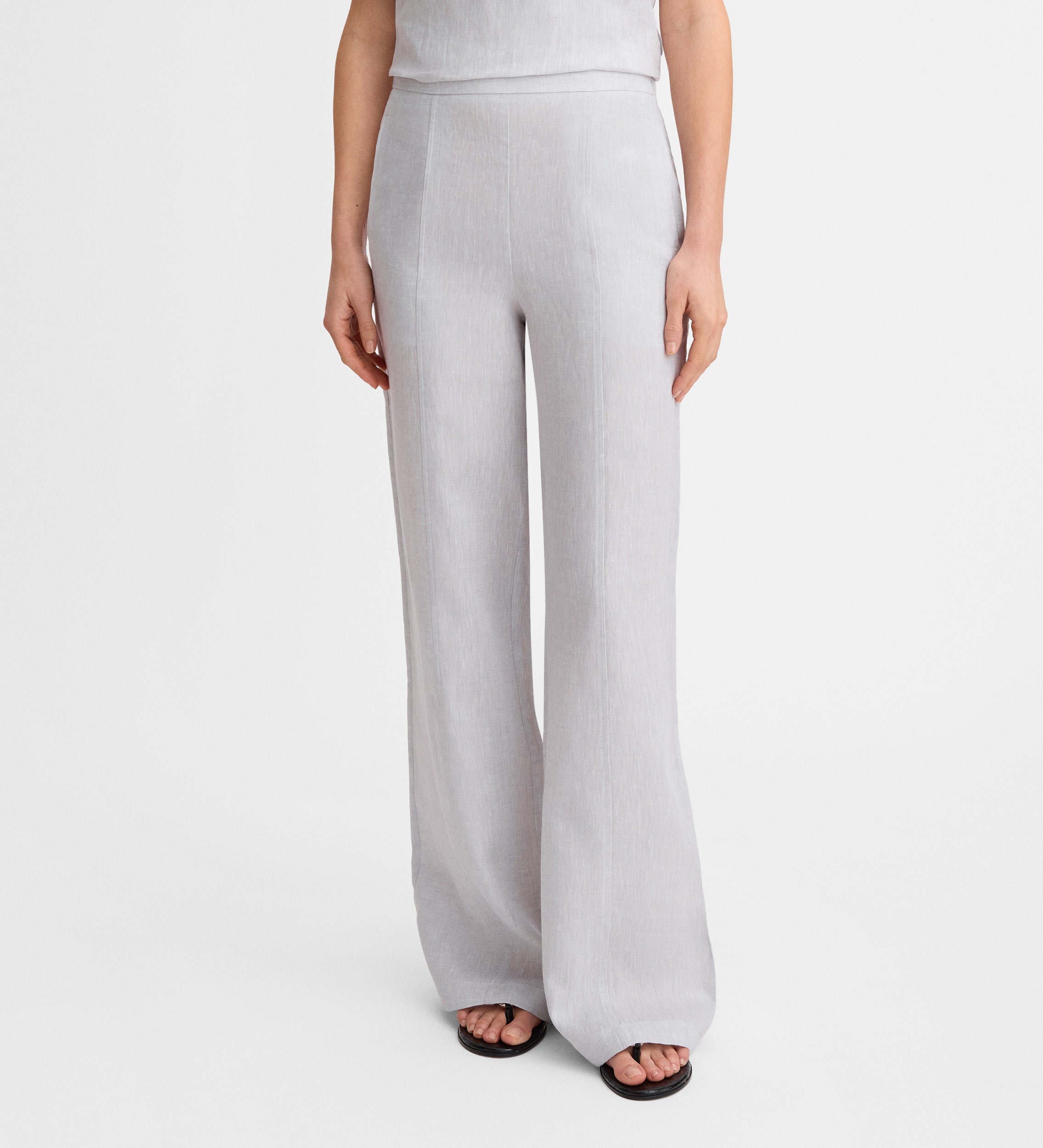 Wide linen pants
