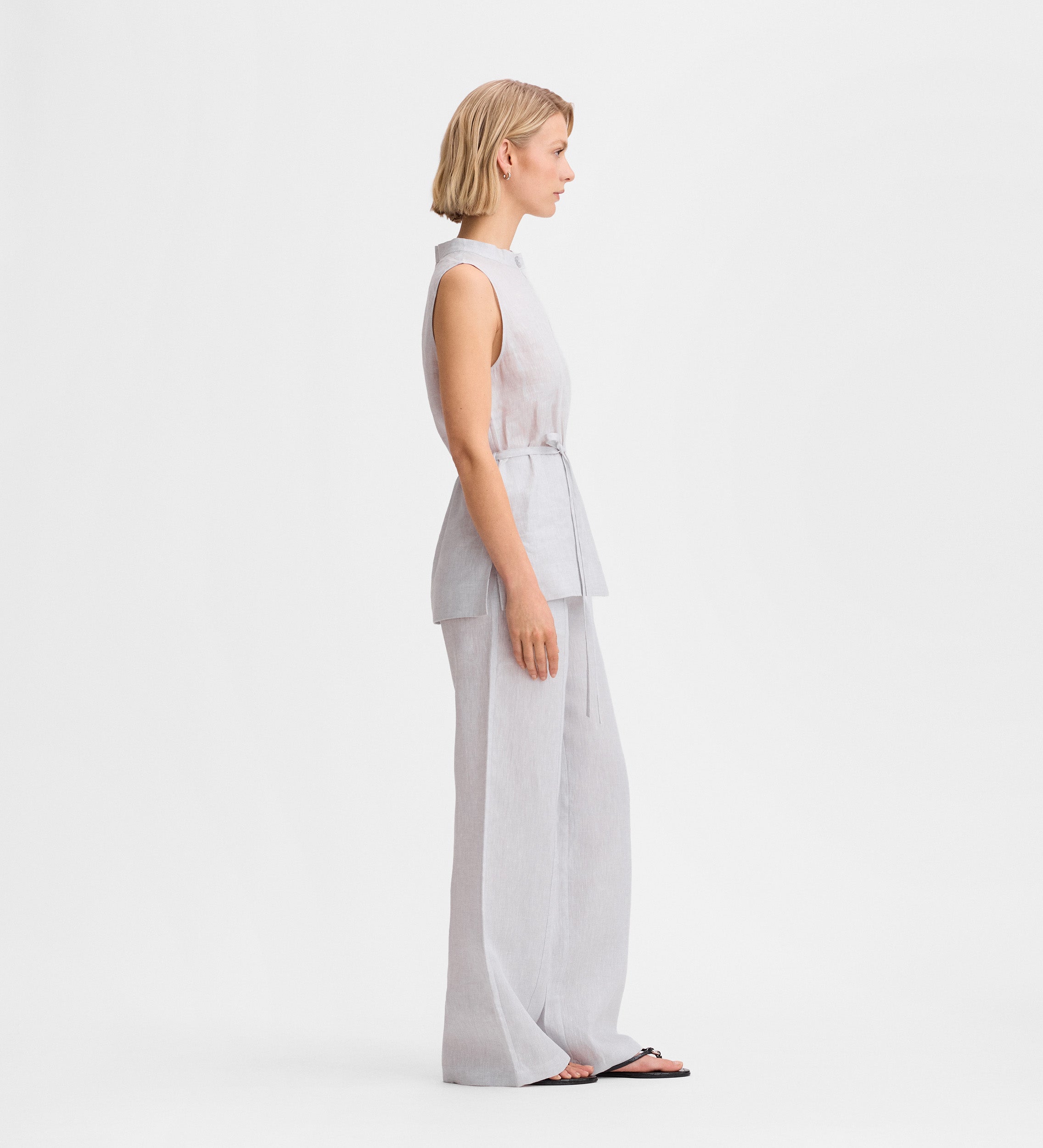 Wide linen pants