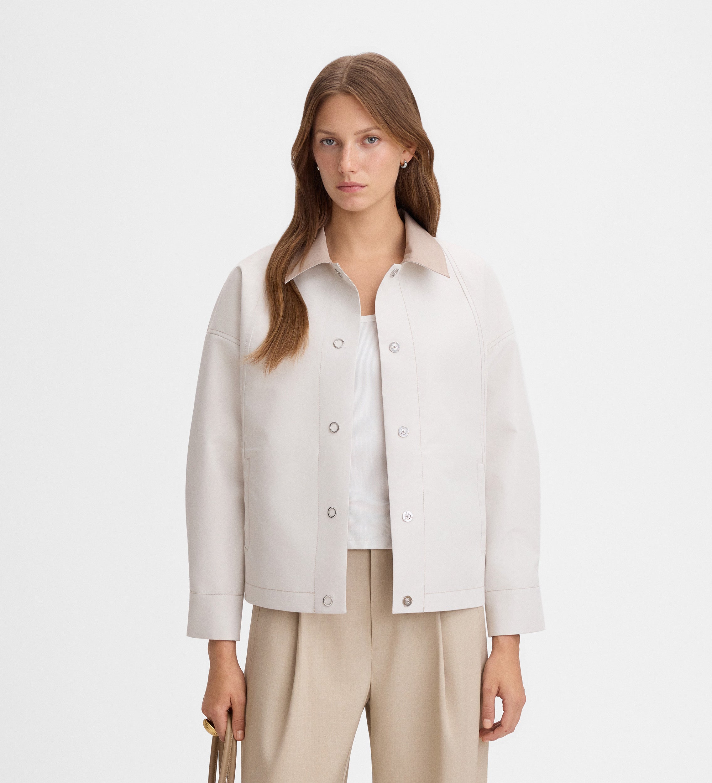 Parka courte réversible