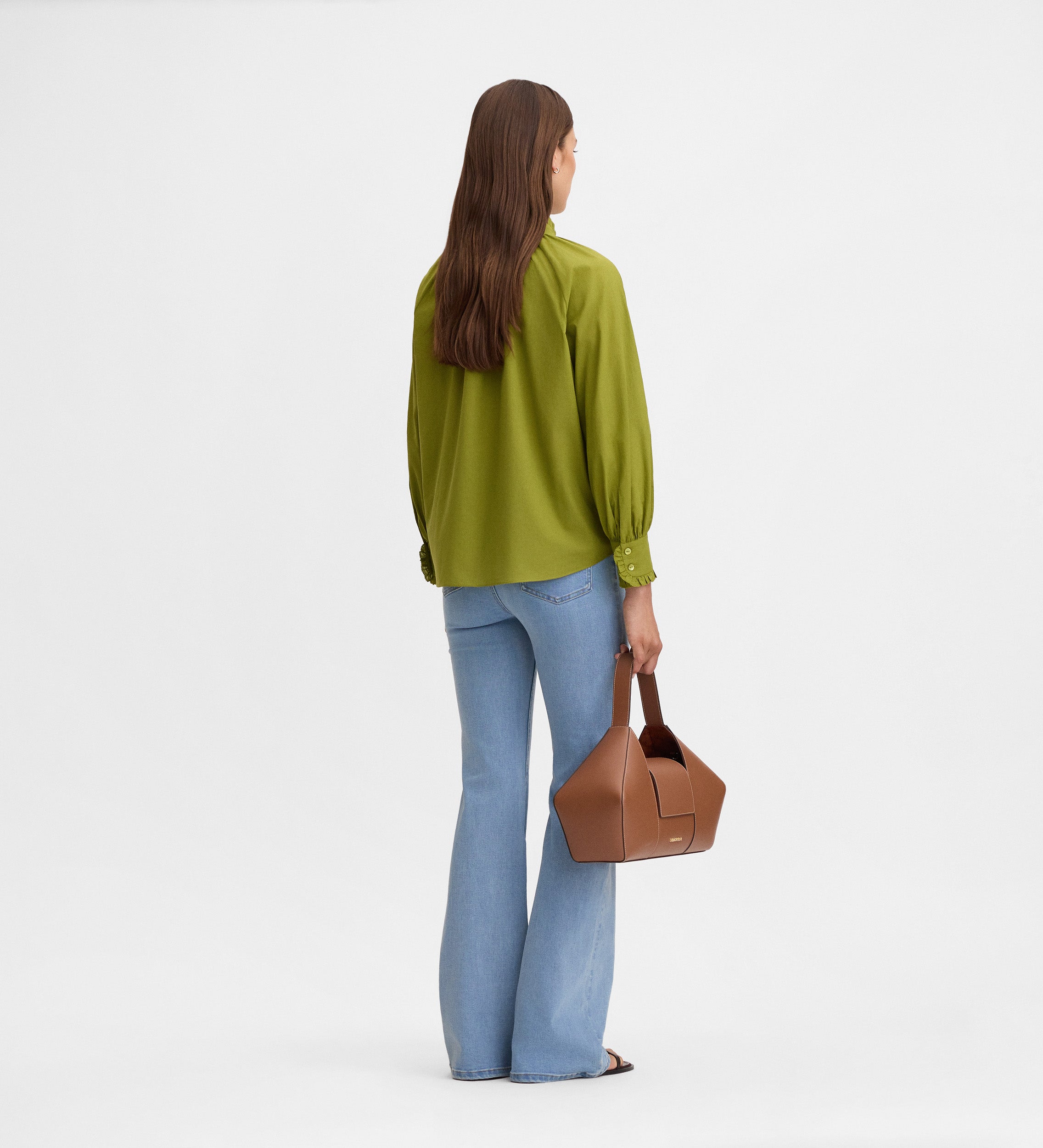 Patch pockets pants